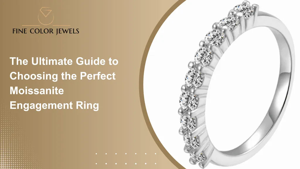 Moissanite engagement rings