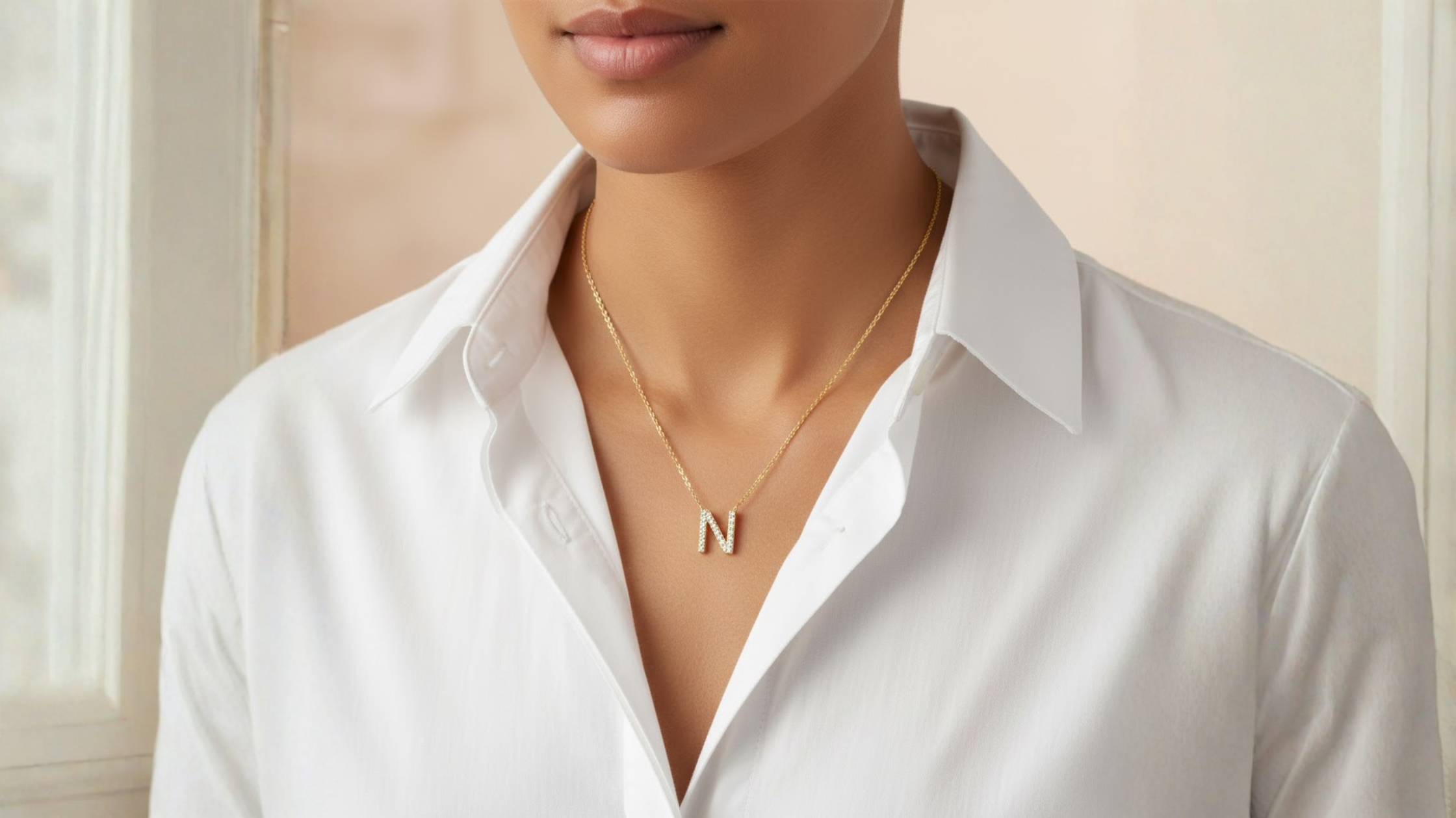 How to Style Diamond Initial Necklaces for Everyday and Office Wear