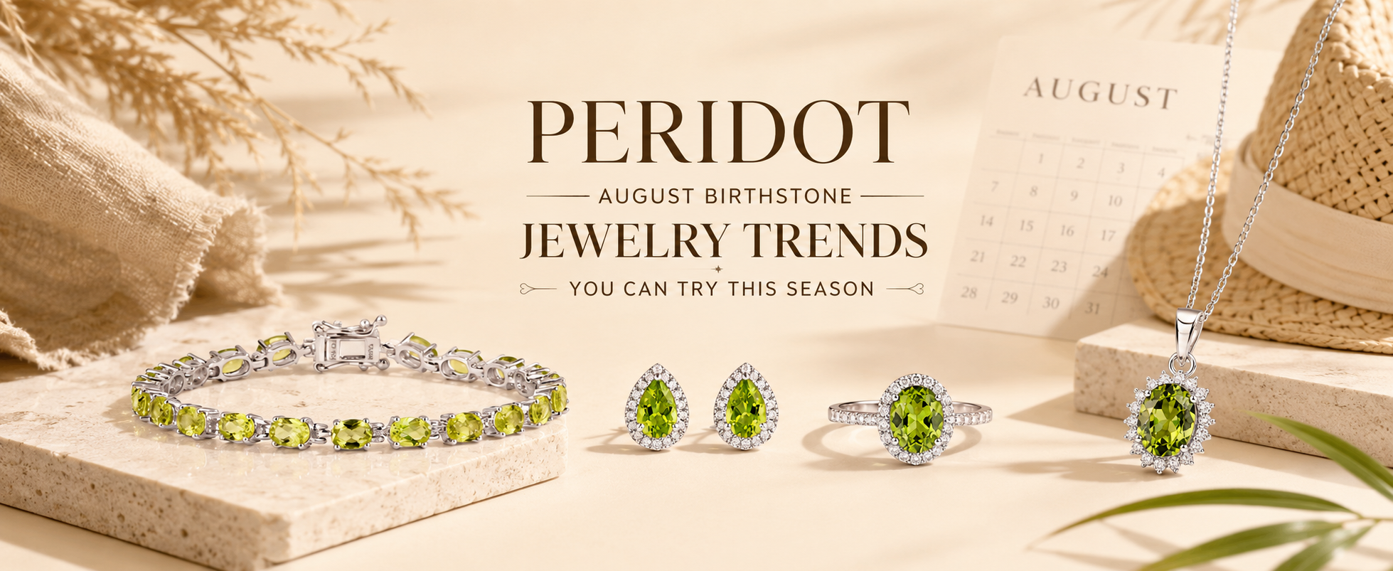 AUGUST BIRTHSTONE JEWELRY