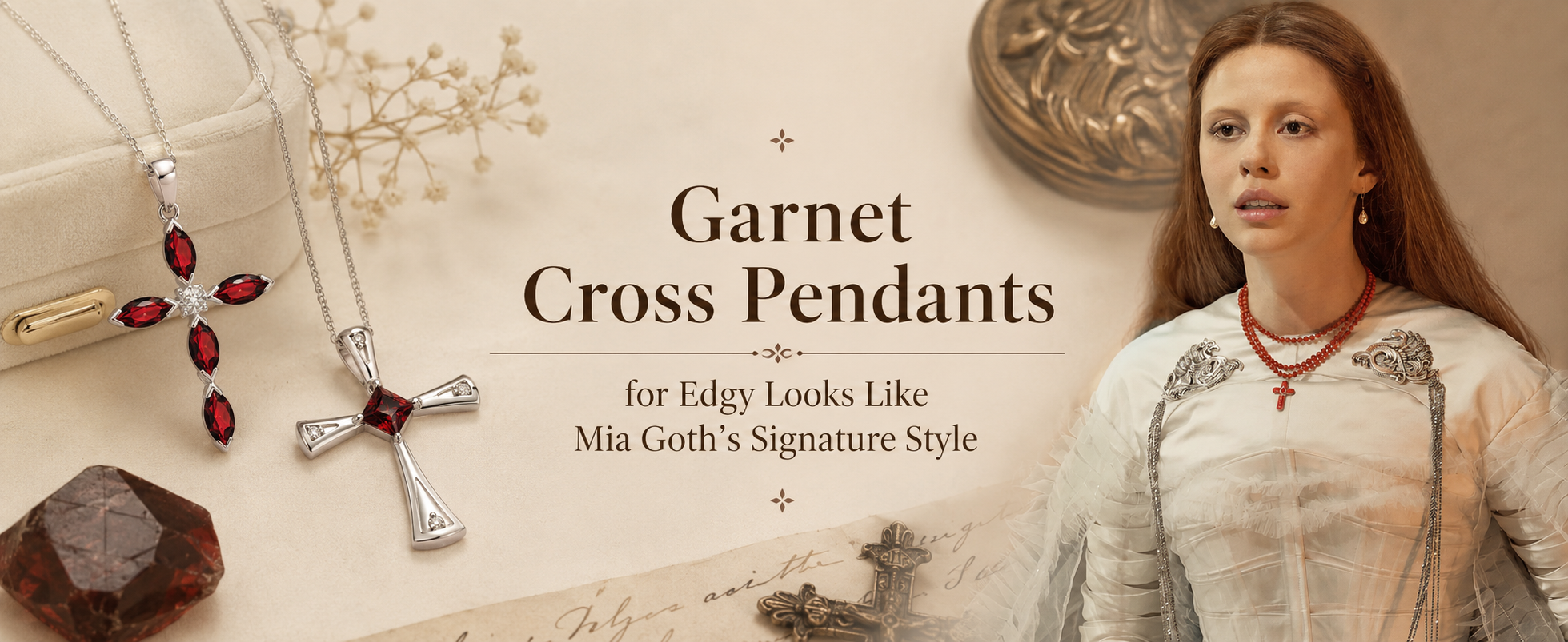 Garnet cross