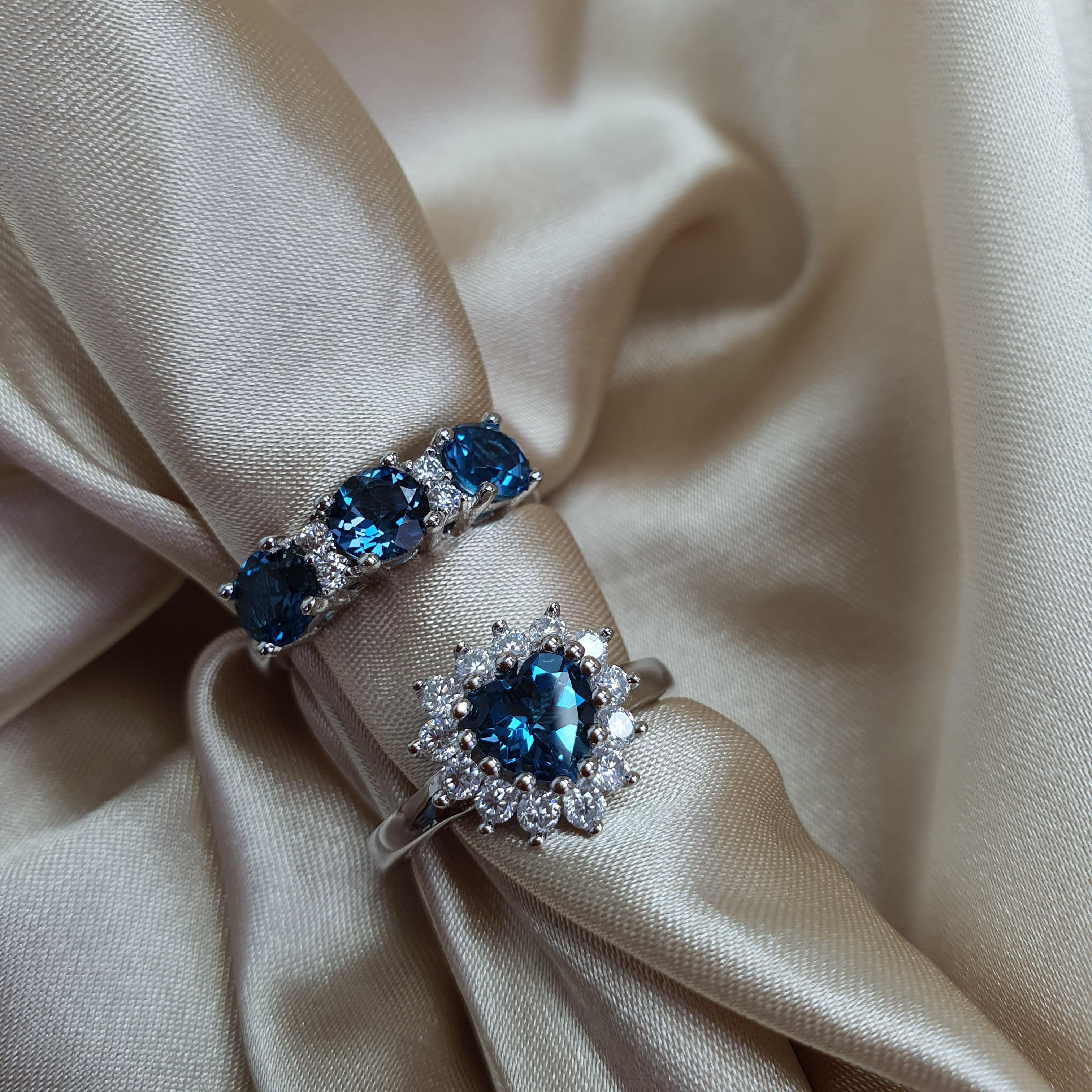 December birthstone Blue Topaz