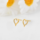 Heart earrings Anniversary Gifts For Women