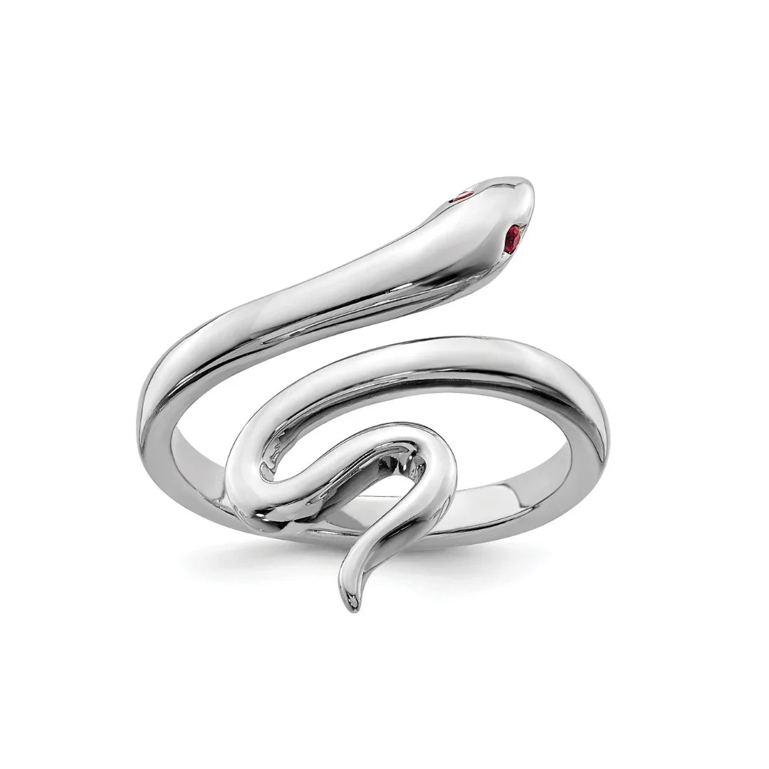 Silver Snake Toe Ring