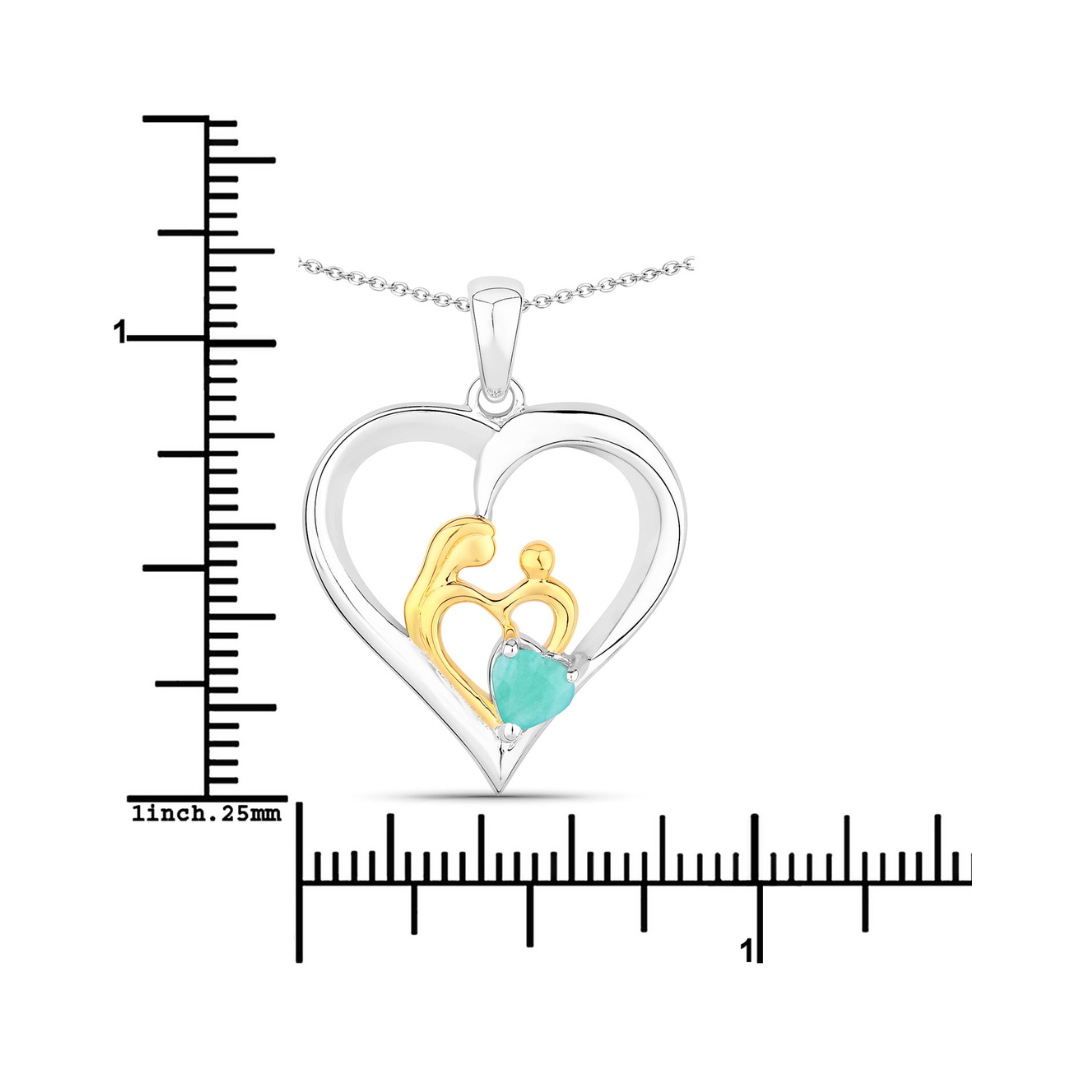 Genuine Emerald Daughter Mom Necklaces