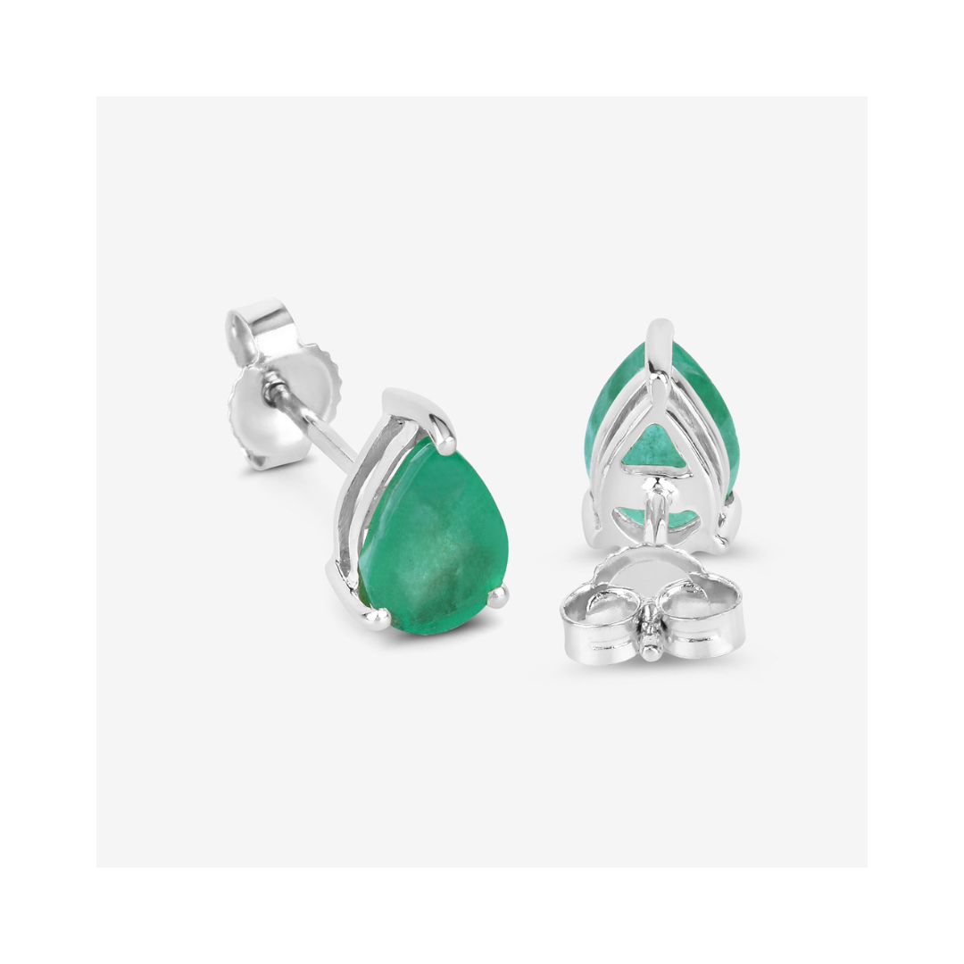 Genuine Zambian 10k Gold Teardrop Earrings Stud