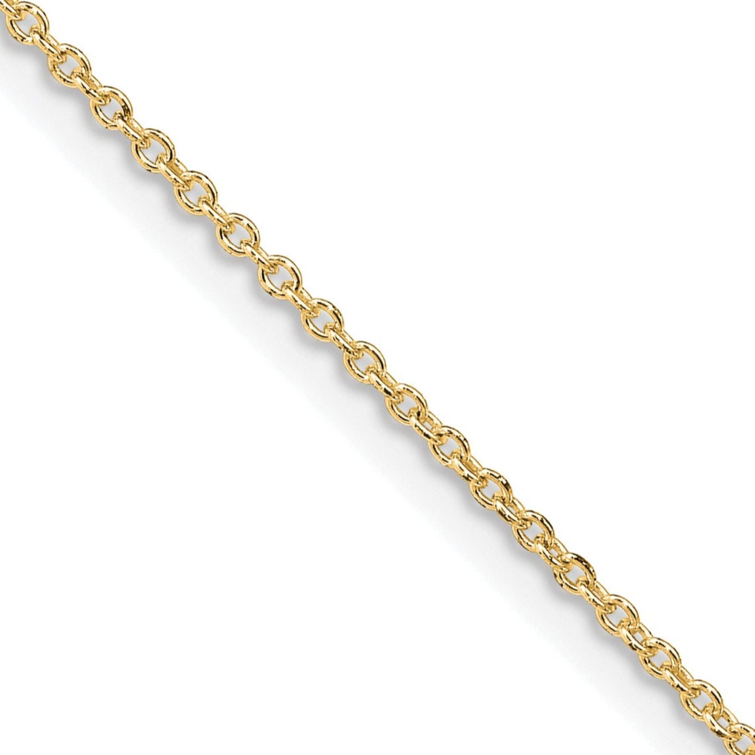 1.25 mm Sterling Silver Cable Chain 18 inch