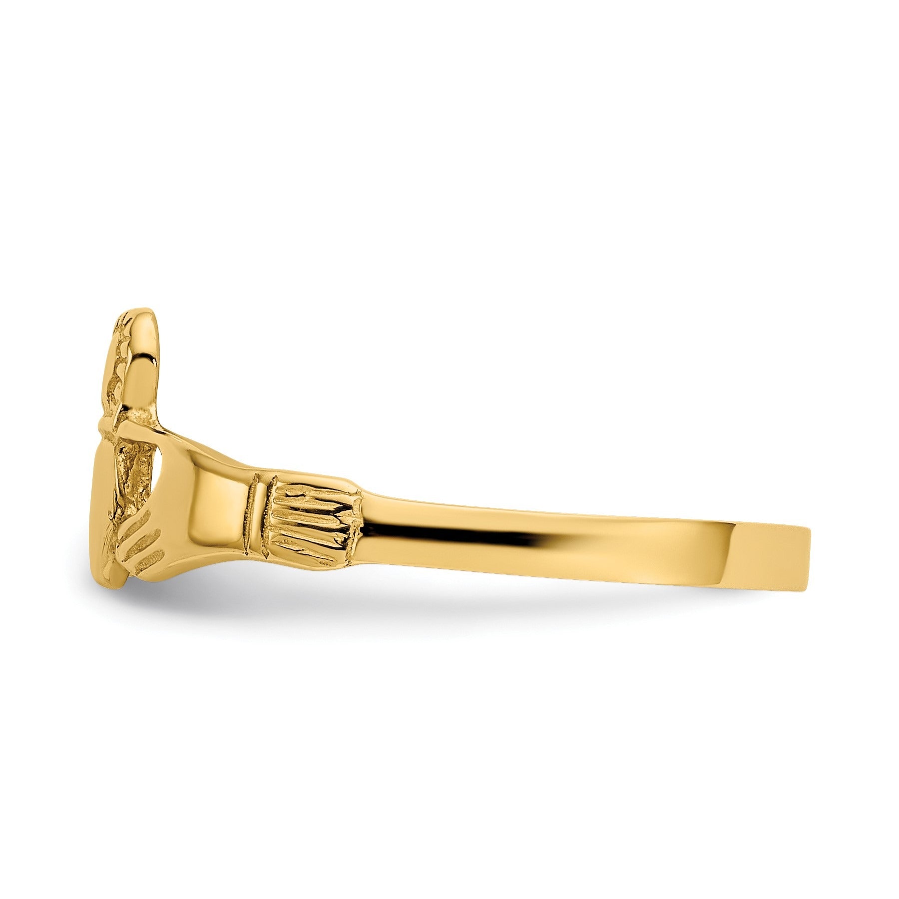 14k Gold Ladies Claddagh Ring