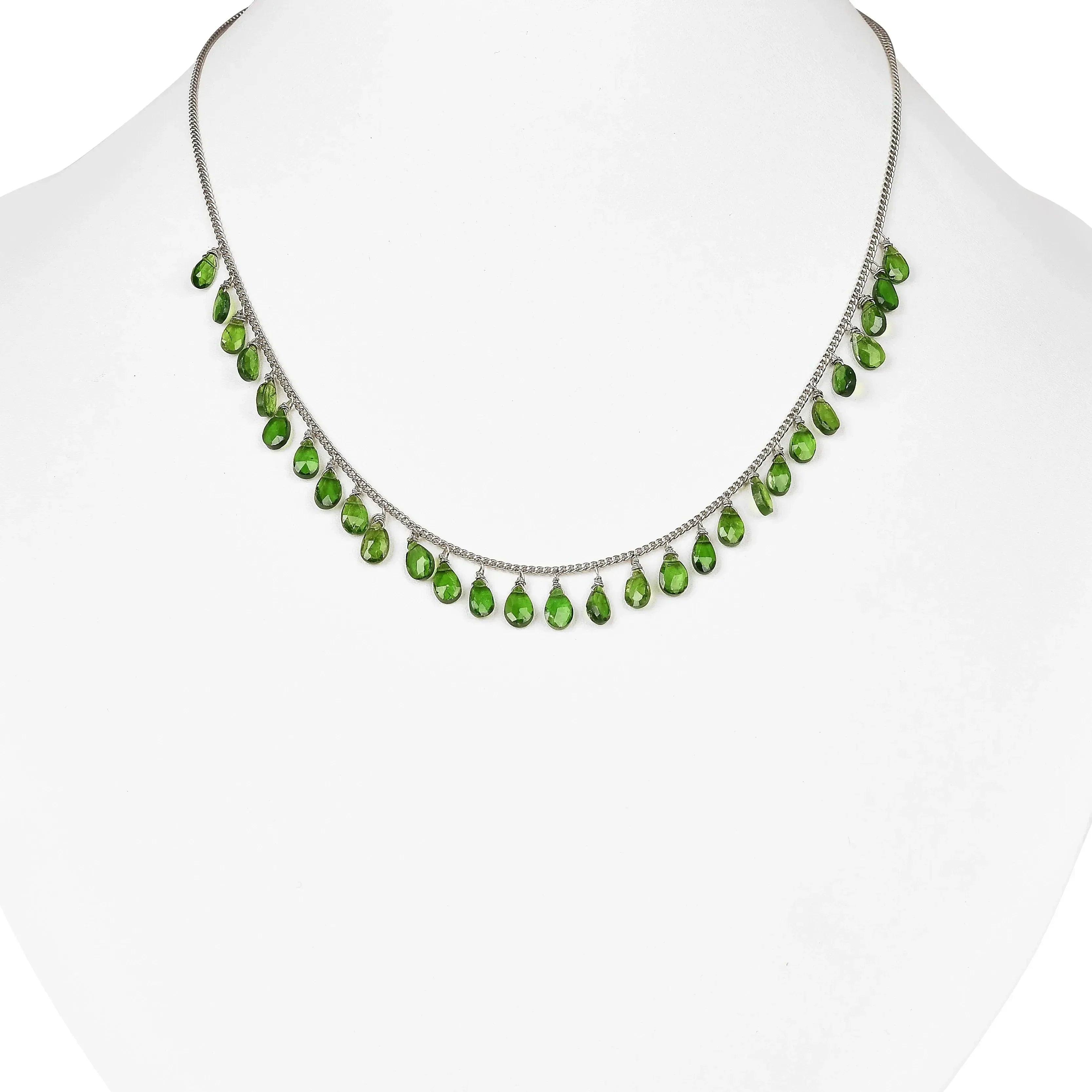 Chrome Diopside Layer Necklace