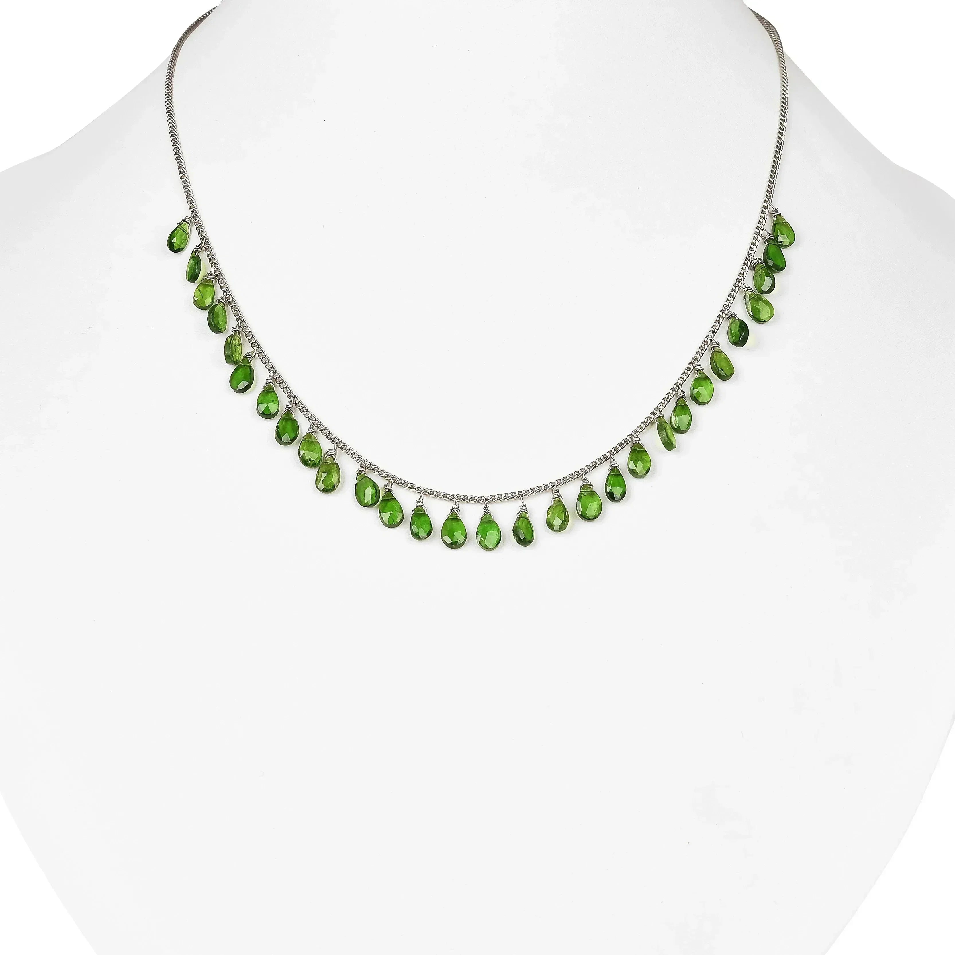 Chrome Diopside Layer Necklace