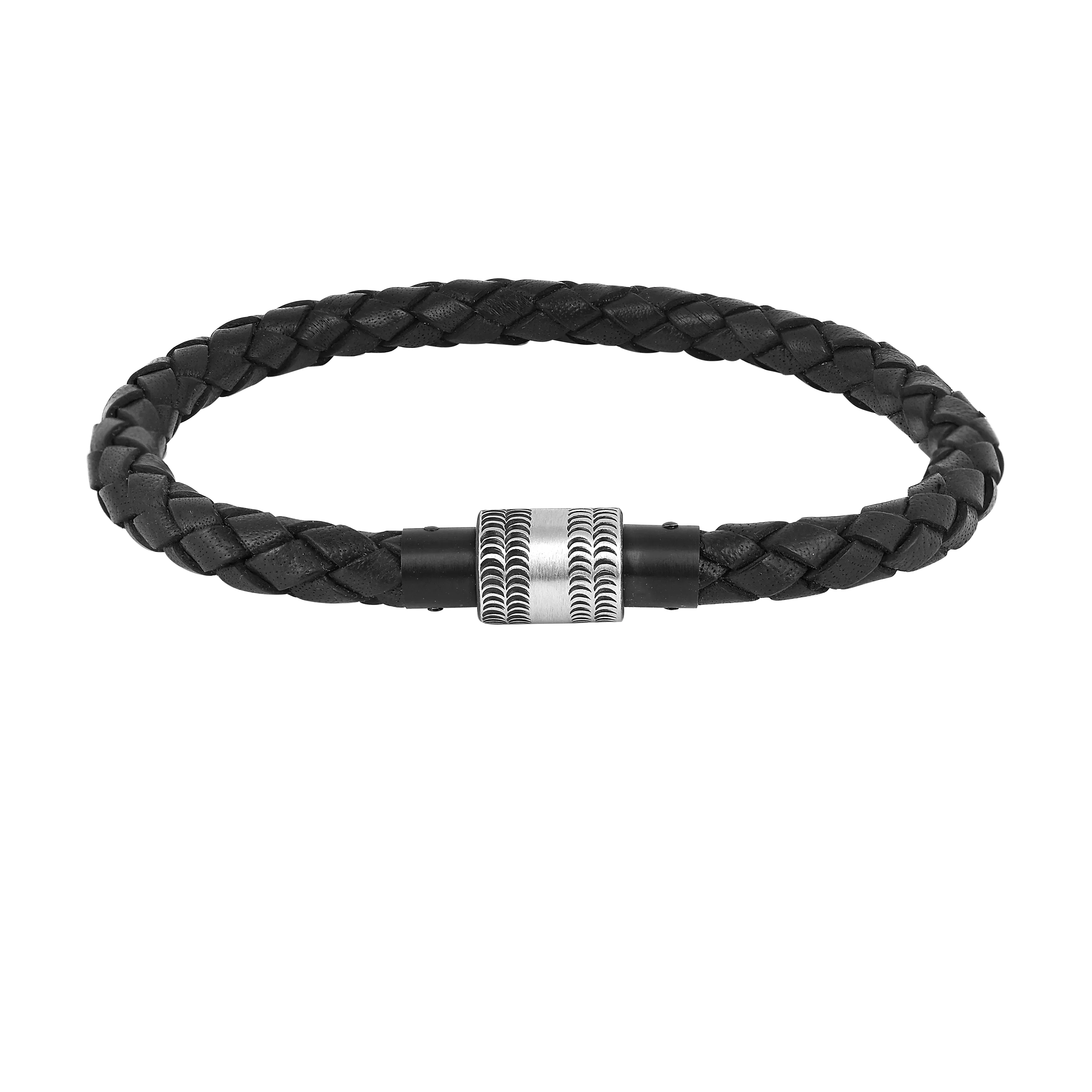 Mens Black Rope Bracelet