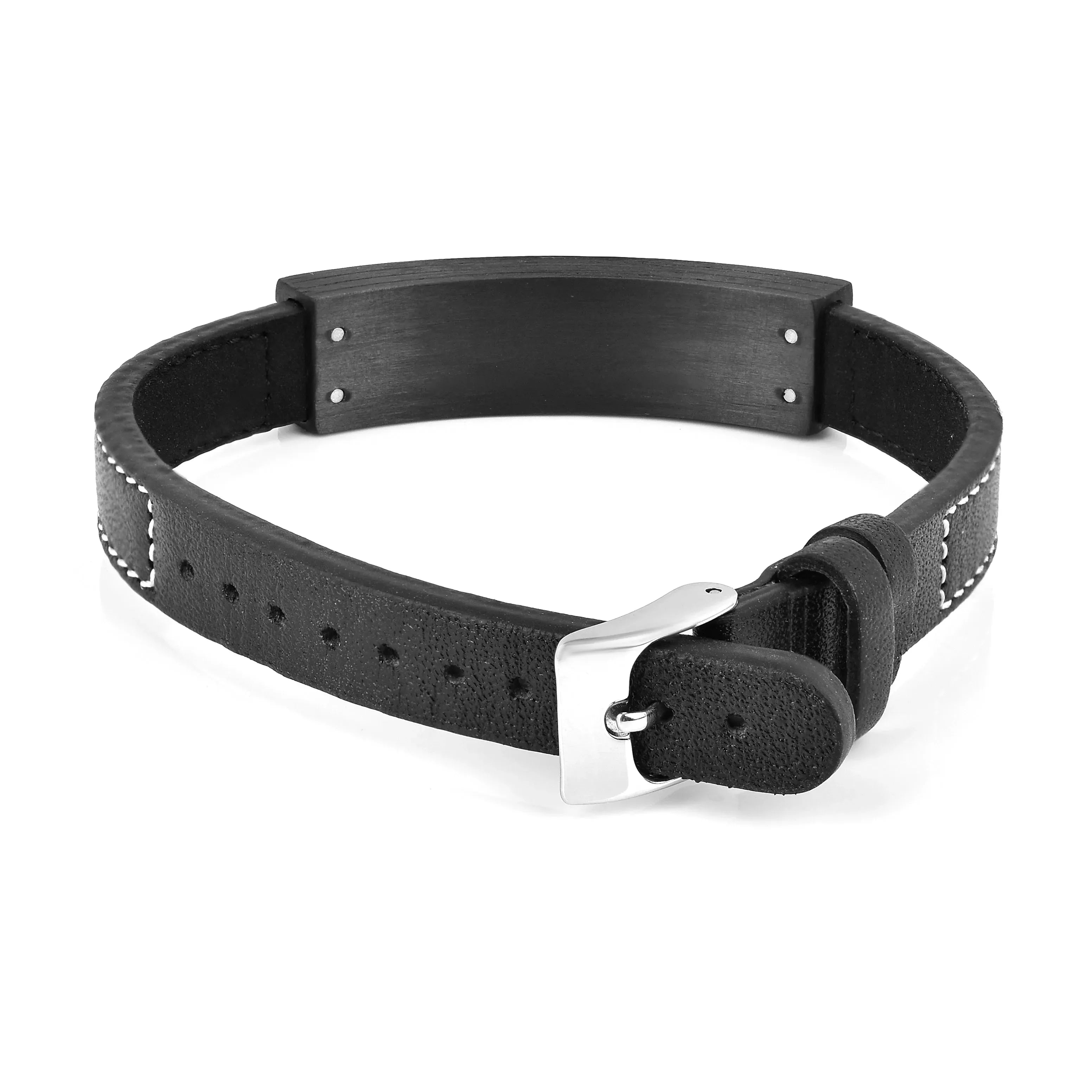 Pulsera con llave griega para hombre