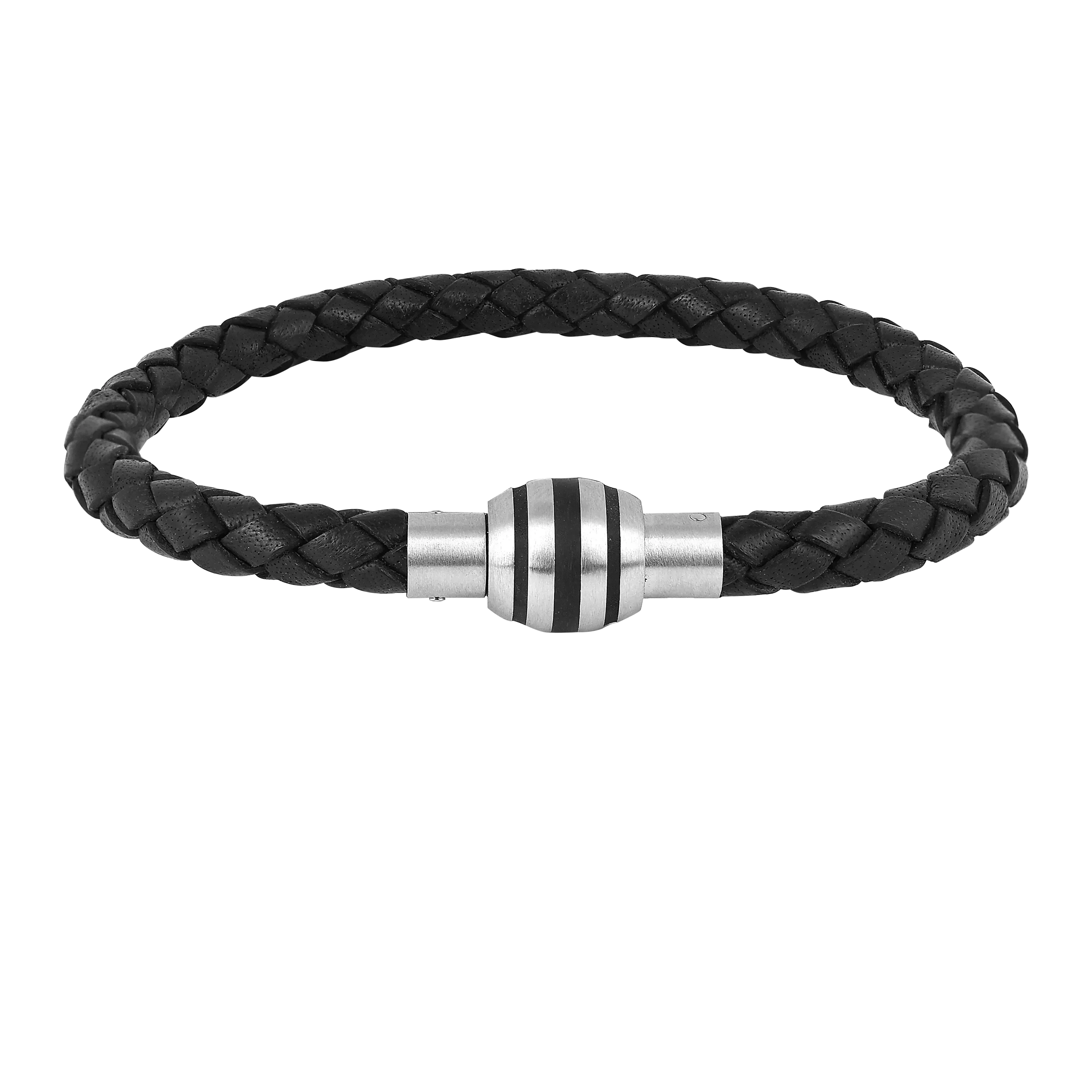 Mens Braided Leather Bracelet