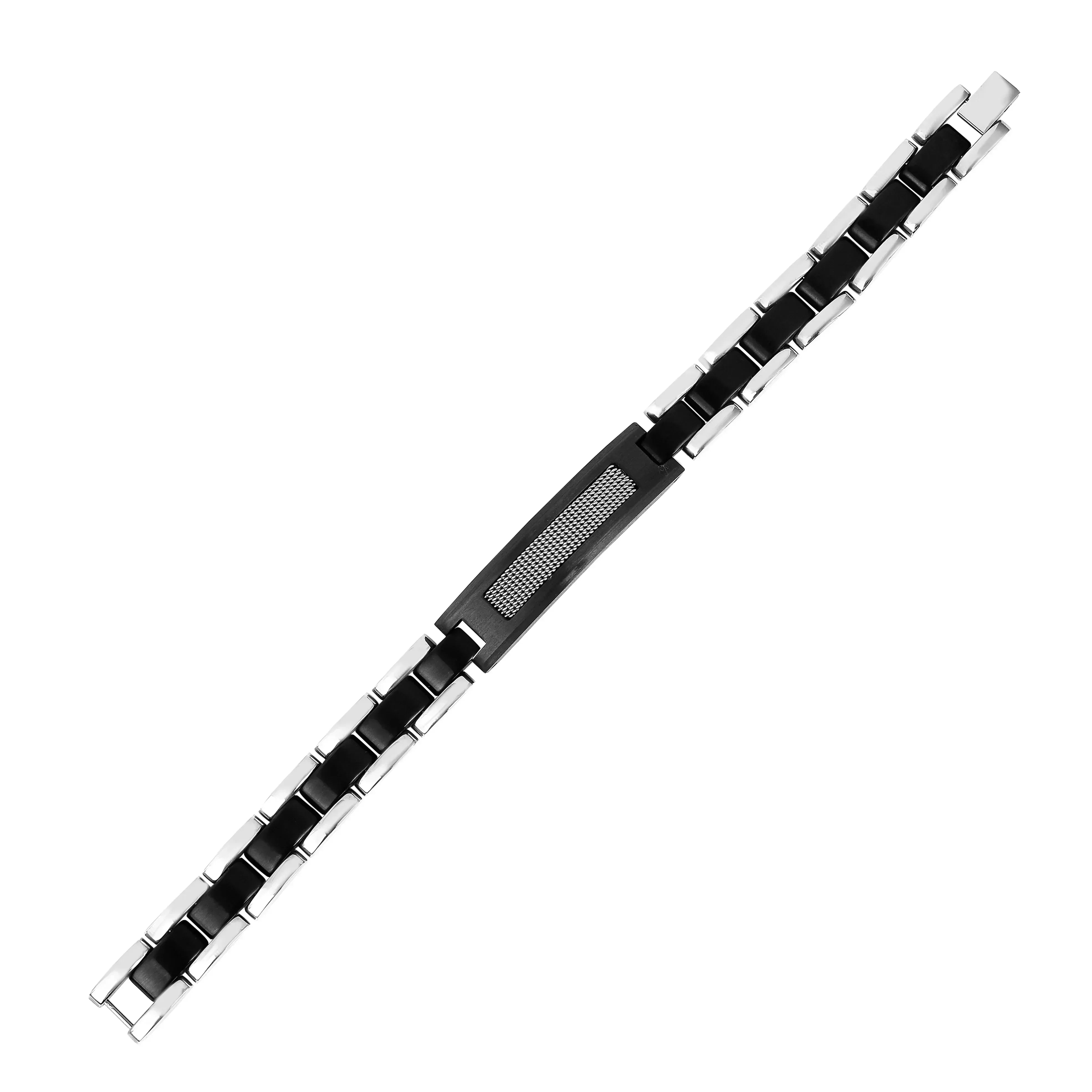 Stainless Steel Black Link Bracelets for men