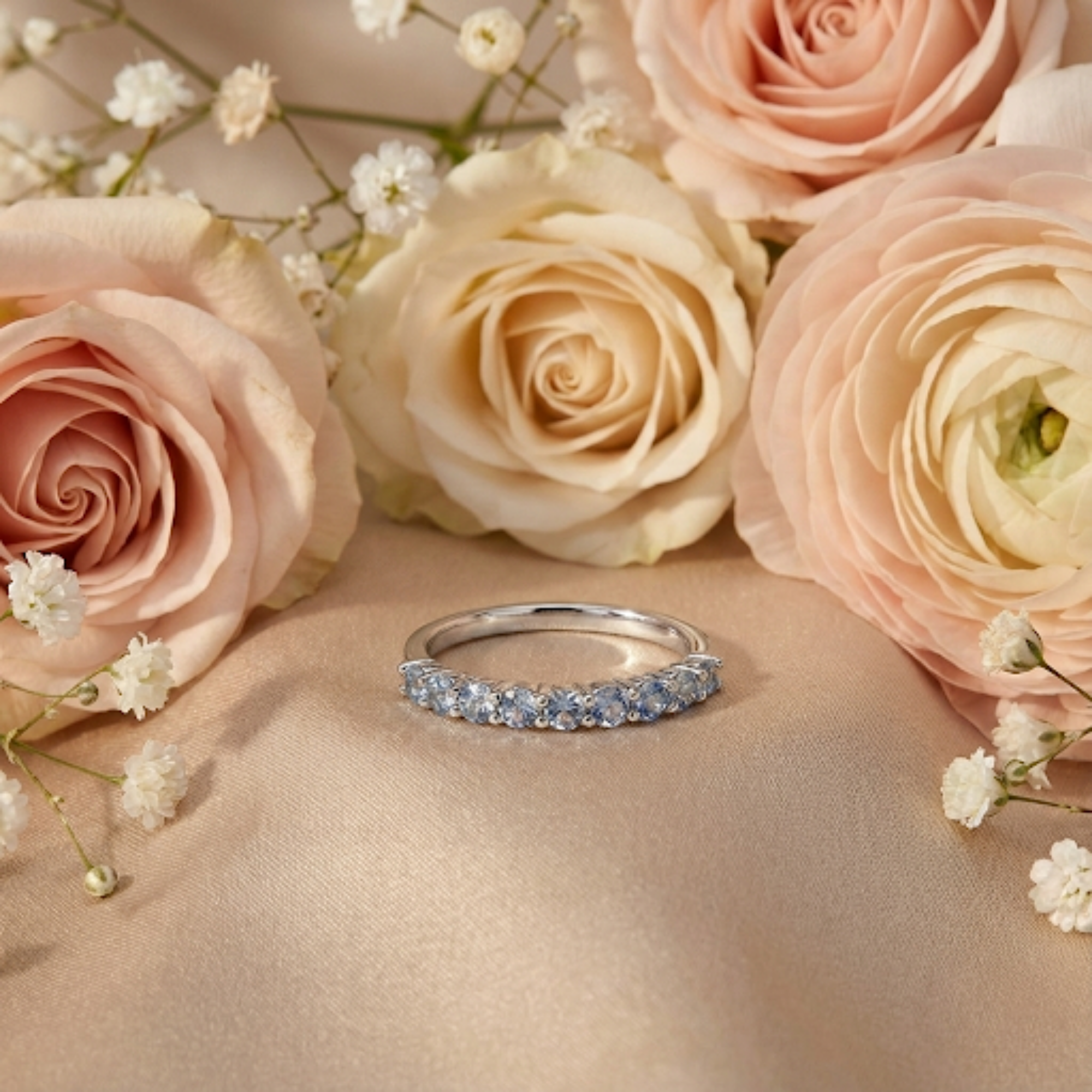 Alexandrite Eternity Ring