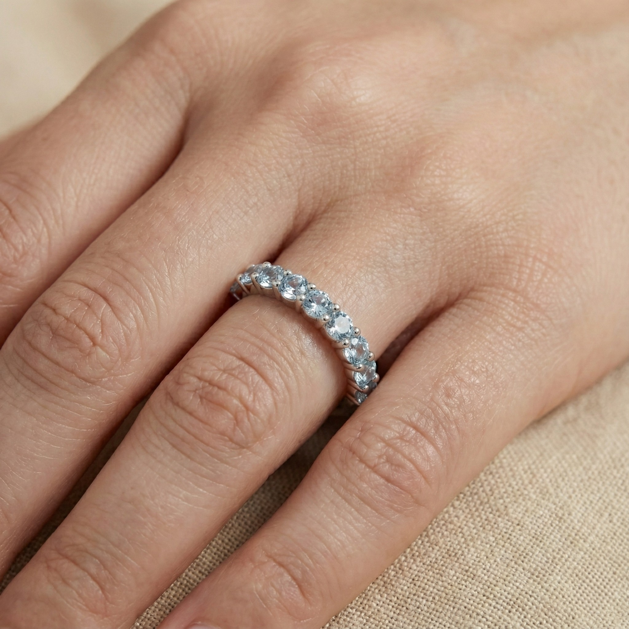 Alexandrite Eternity Ring
