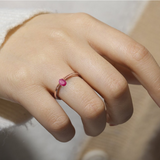Minimalist ring design, minimalist ruby ring design, oval shape gemstone ring