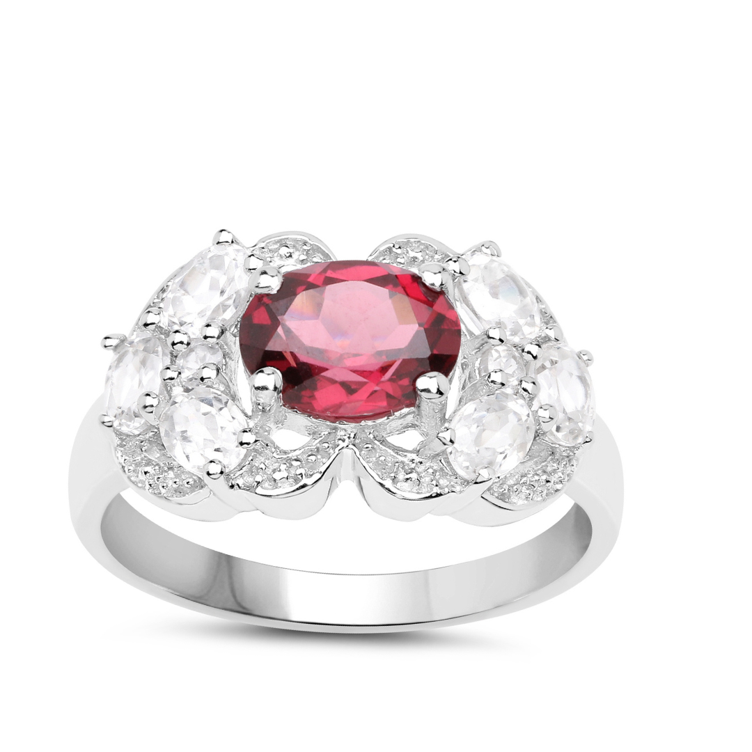 Rhodolite Garnet Cocktail Ring