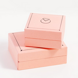 peach jewelry packaging box
