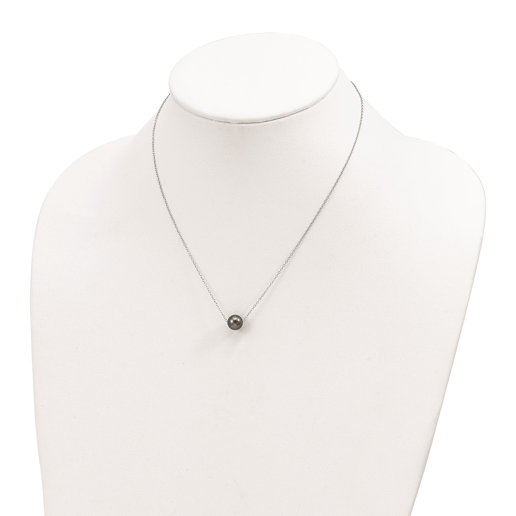 Black Cultured Tahitian Pearl Necklace