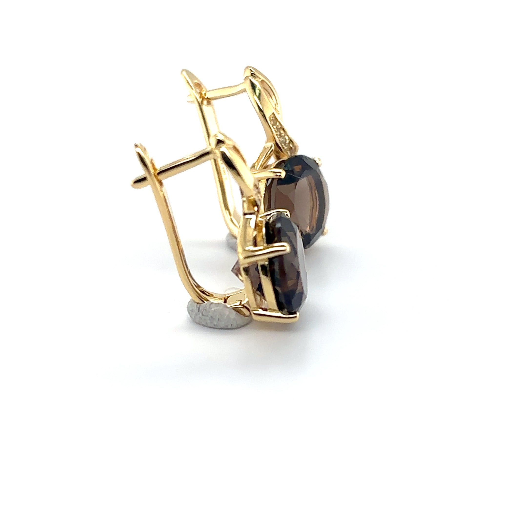 Natural Black Onyx Sterling Silver Earrings