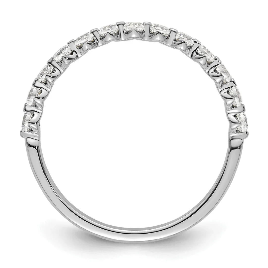 14K Gold Lab Grown Diamond Half Eternity Band Ring Fine Color Jewels 14k gold jewelry, 14k White Gold, 14K White Gold Lab Grown Diamond wedding gift, Bezel Diamond Eternity Band, bezel diamond ring, Bezel-Set Wedding Ring, DIAMOND STACKING RING, dla-dm-discount-all-145099, fine color jewels, half Eternity Band, Lab Diamond Band, QG, ring stacking, stacking ring