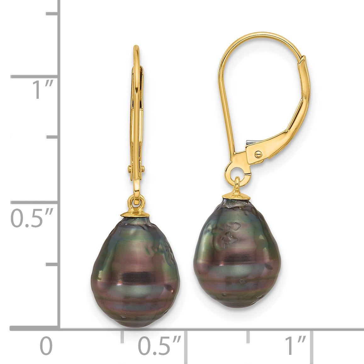 14K Gold Black Teardrop Tahitian Dangle Earrings Fine Color Jewels ball earrings, black pearl drop earrings, black pearl earrings, black pearl earrings tiffany, black pearls, black tahitian pearl earrings, gold black pearls earrings, gold tahitian pearl earrings, mikimoto black pearl earrings, pearl earrings black friday, QG, tahiti black pearls, tahitian black pearl earrings, tahitian pearl 14k gold earrings, tahitian pearl drop earrings, tahitian pearl earrings