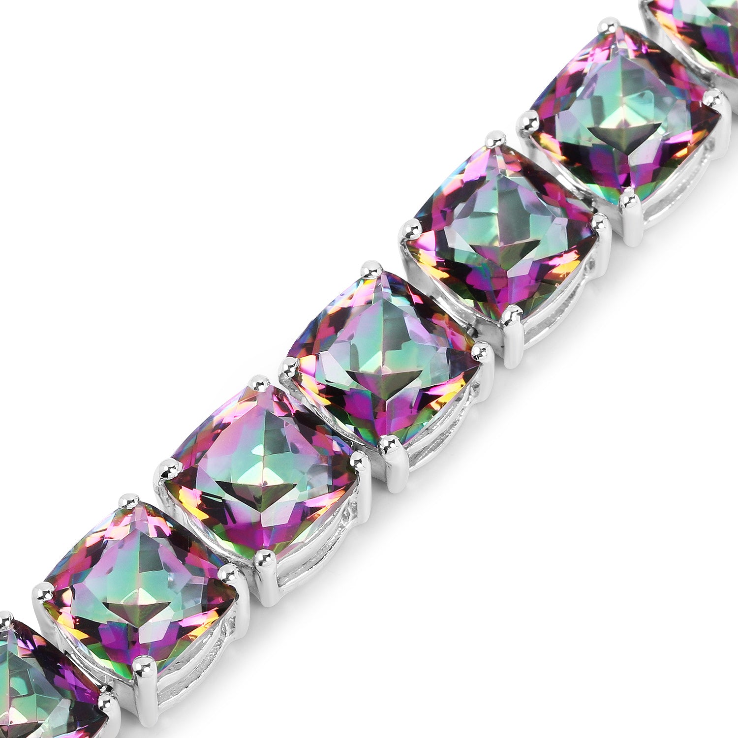 Genuine Rainbow Quartz Bracelet