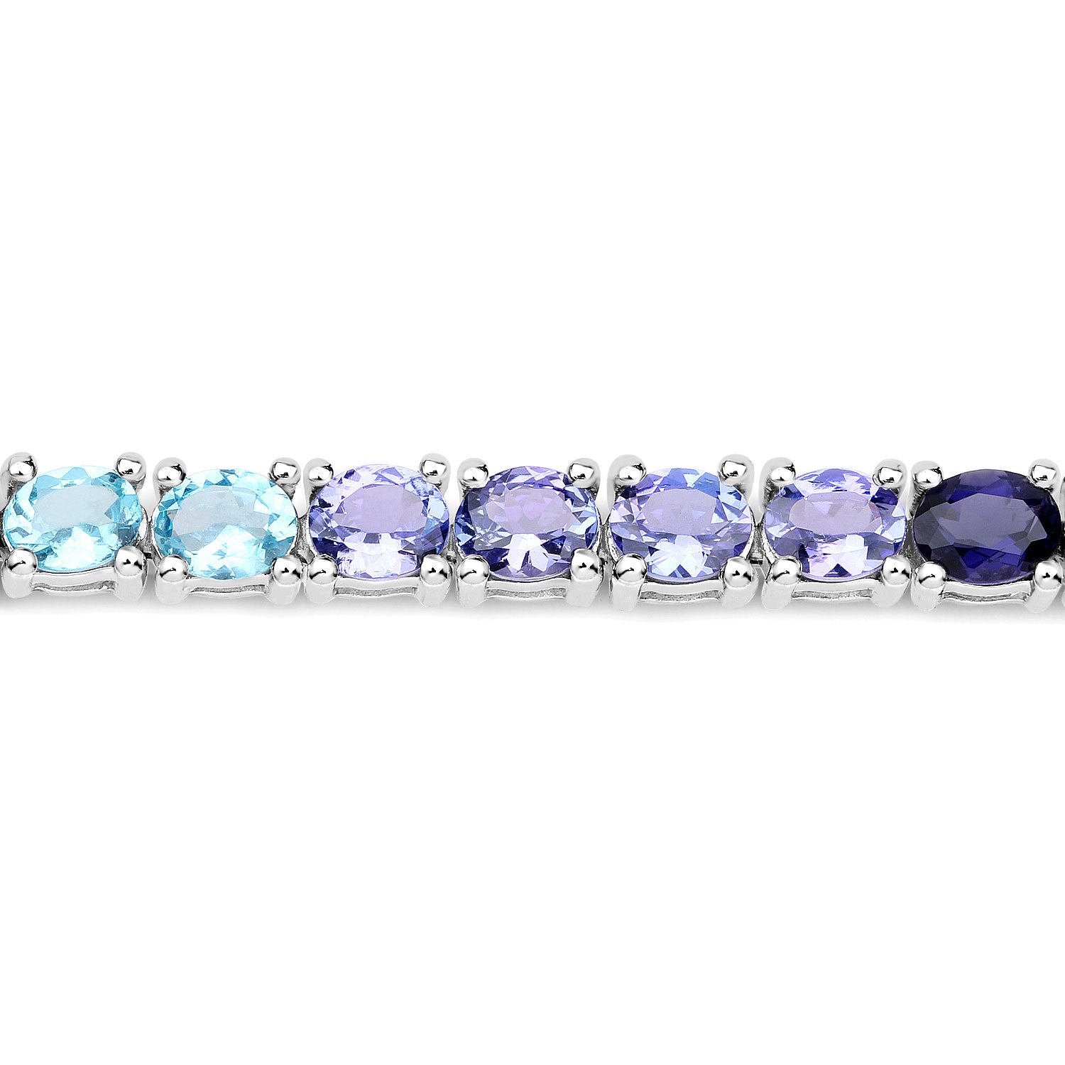 Genuine Multi Stone Eternity Bracelet