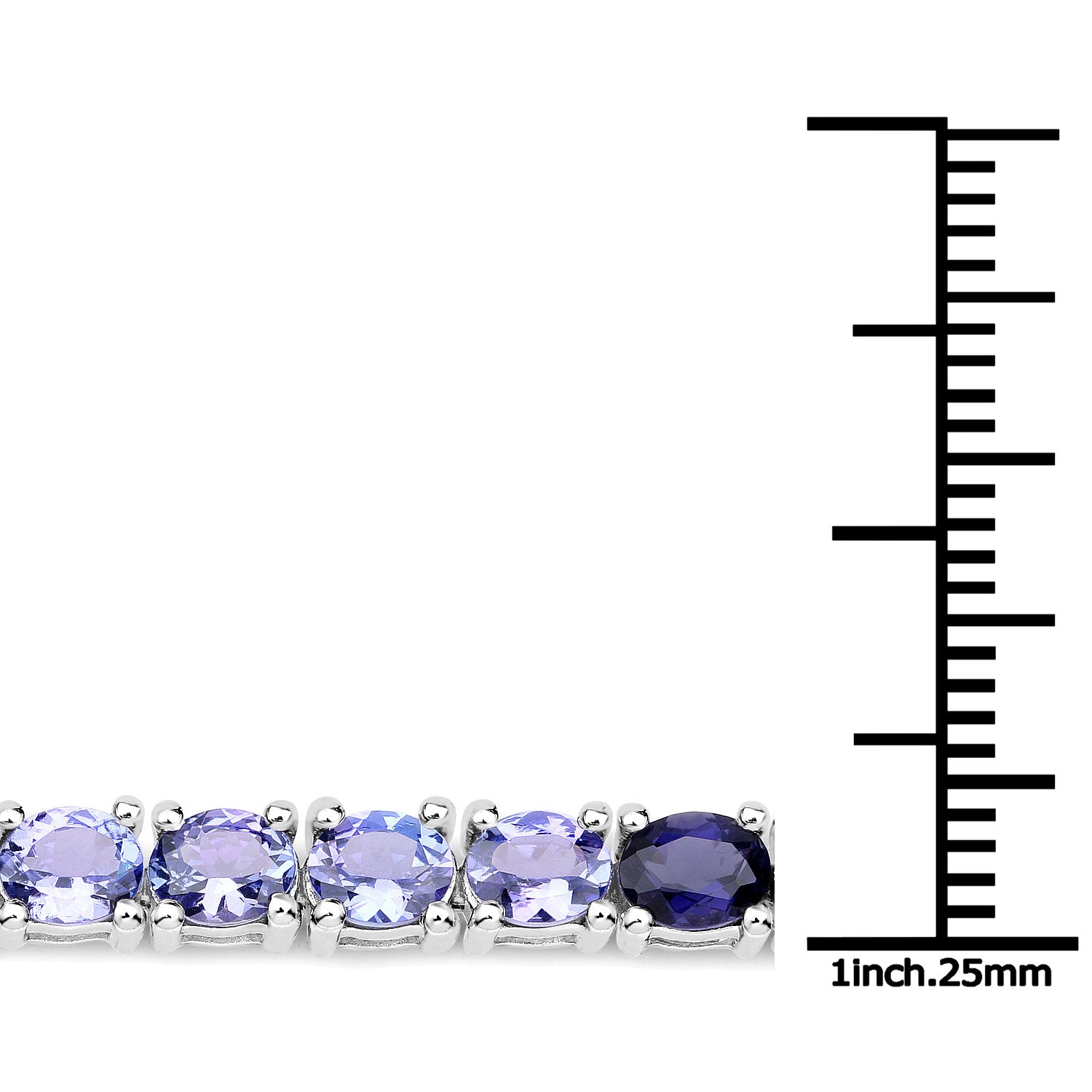 Genuine Multi Stone Eternity Bracelet