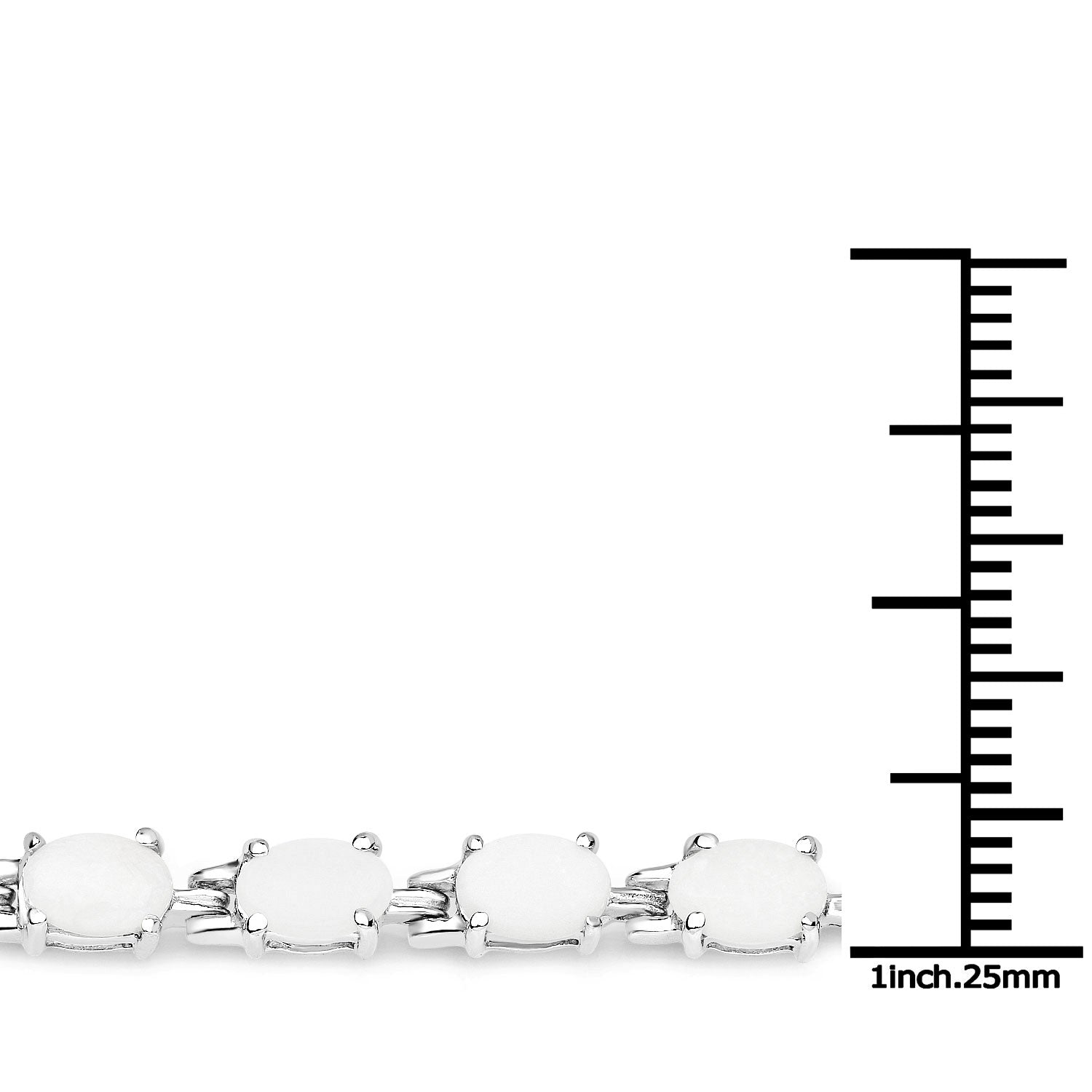 Genuine Opal Tennis Bracelet
