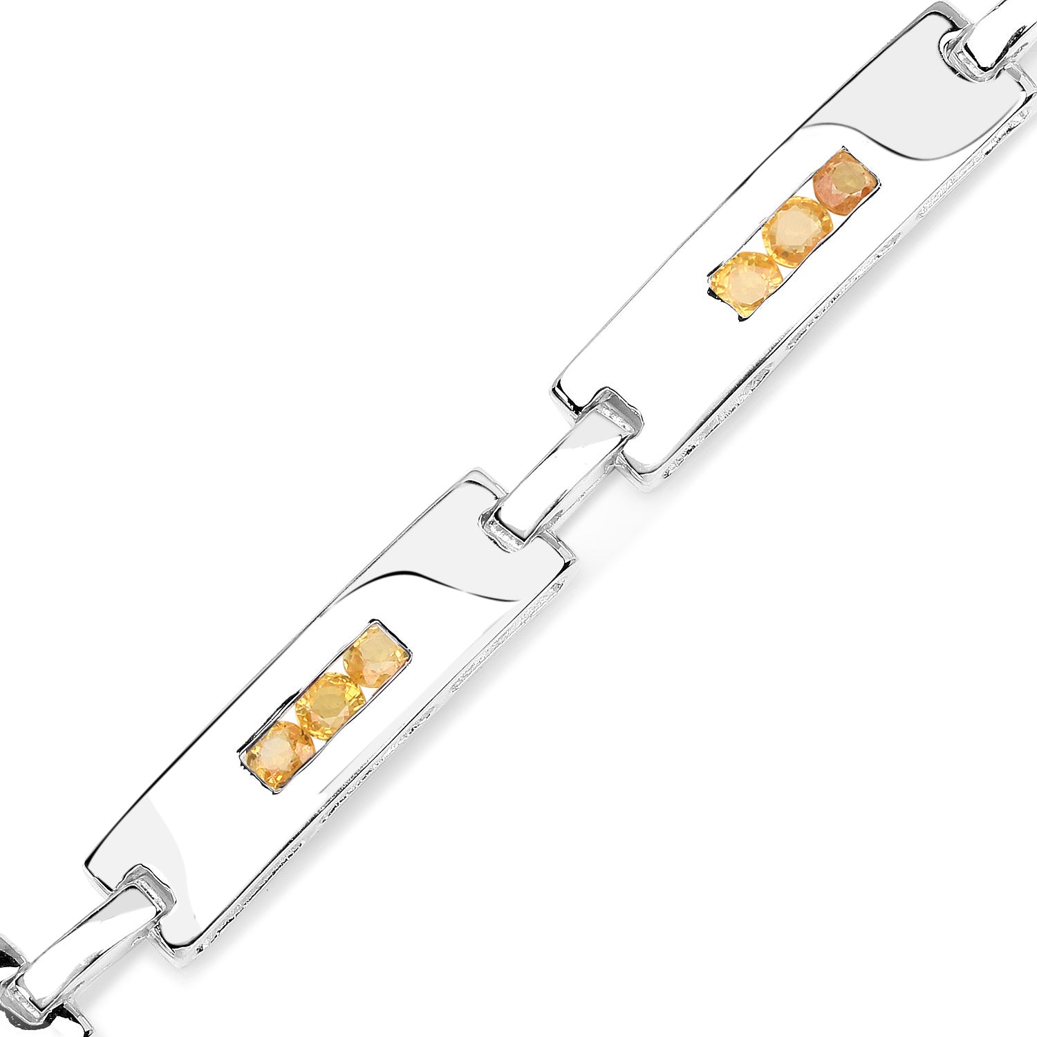 Genuine Yellow Sapphire Tennis Bracelet