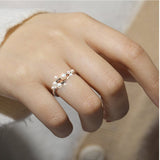 white pearl ring design