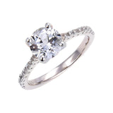 affordable solitaire ring, solitaire ring on a budget, topaz ring under $100