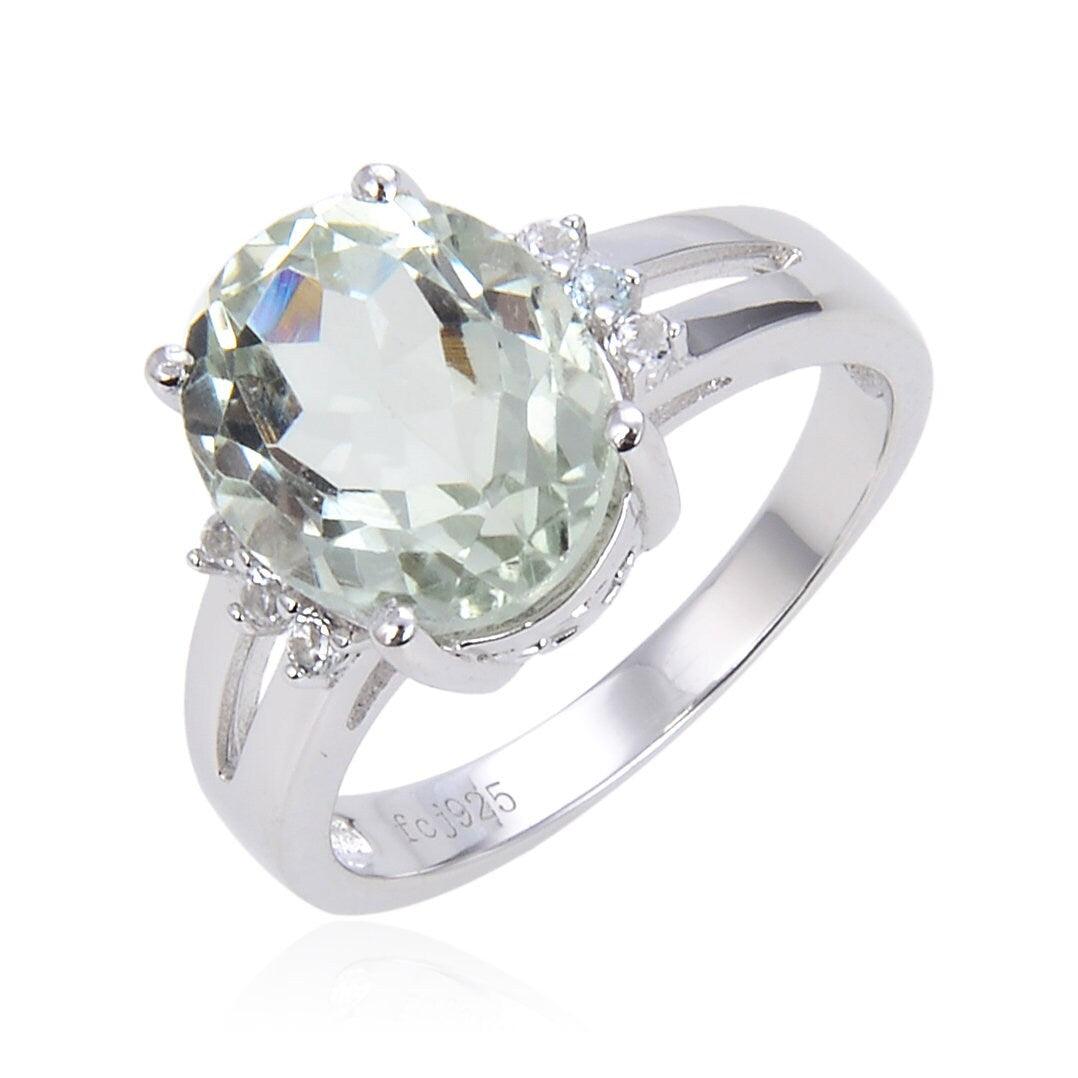 Green Amethyst Oval Ring Fine Color Jewels best gift for girls, best gift for women, Christmas gift, dla-dm-discount-all-154898, gift for her, Gift for Mom, gift for women, gift from daughter, green amethyst ring, green chunky ring, green cocktail ring, green stone ring, light green amethyst, light green ring, Mother's Day Gift, oval green ring, ring gift for women, silver ring, unique amethyst, Valentine's Day gift