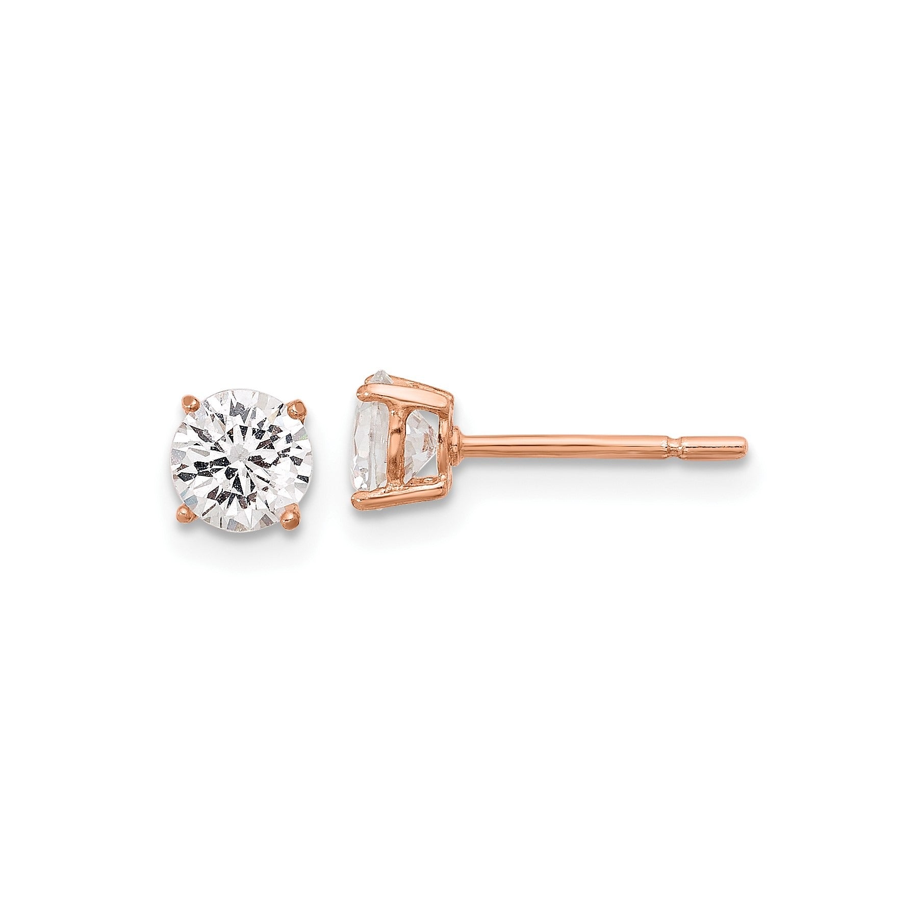 Round CZ Silver Adjustable Tennis Bolo Bracelet and Stud Earring Set