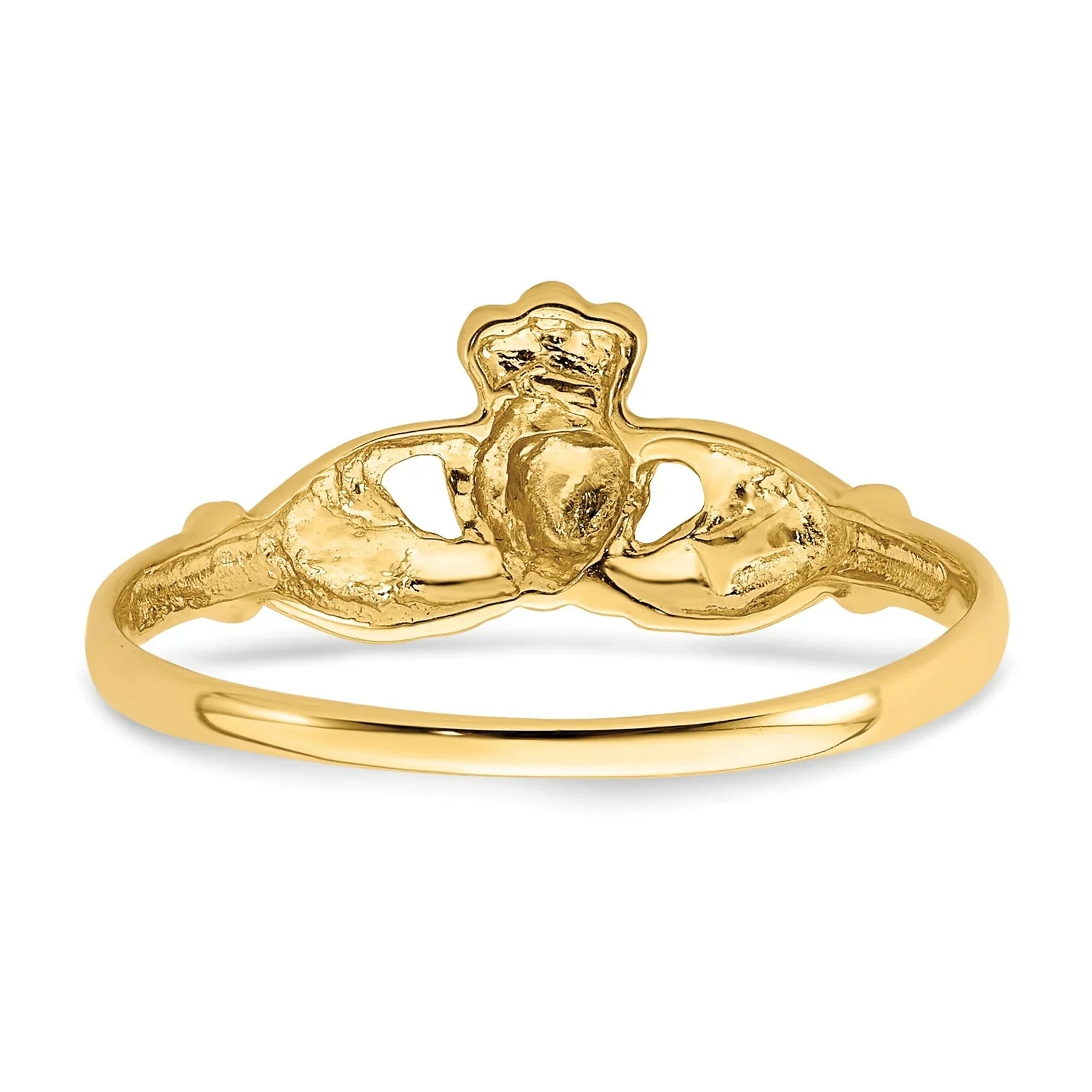 10K Gold Claddagh Unisex Ring