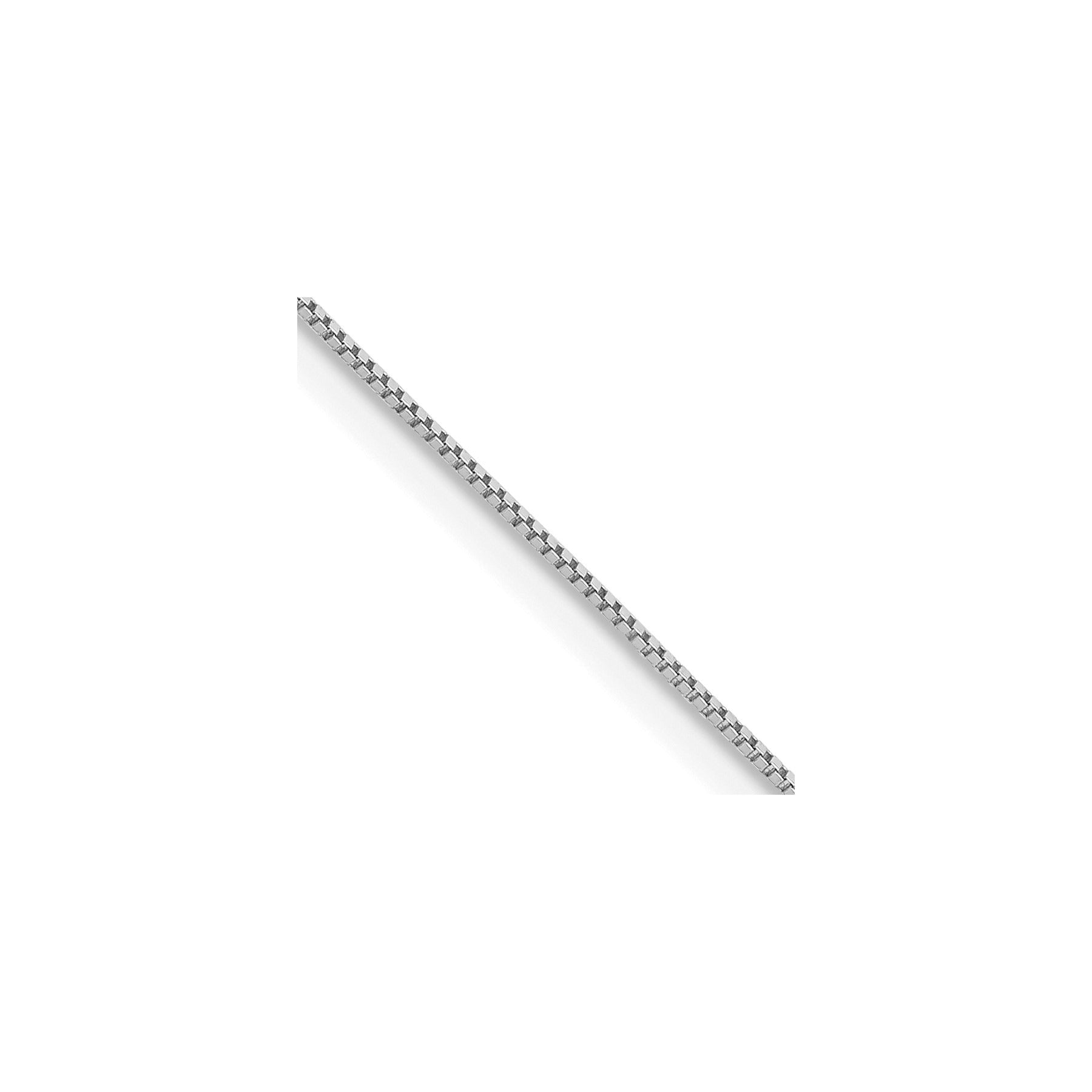 0.5 mm 14k Solid Gold Box Link Chain For Women