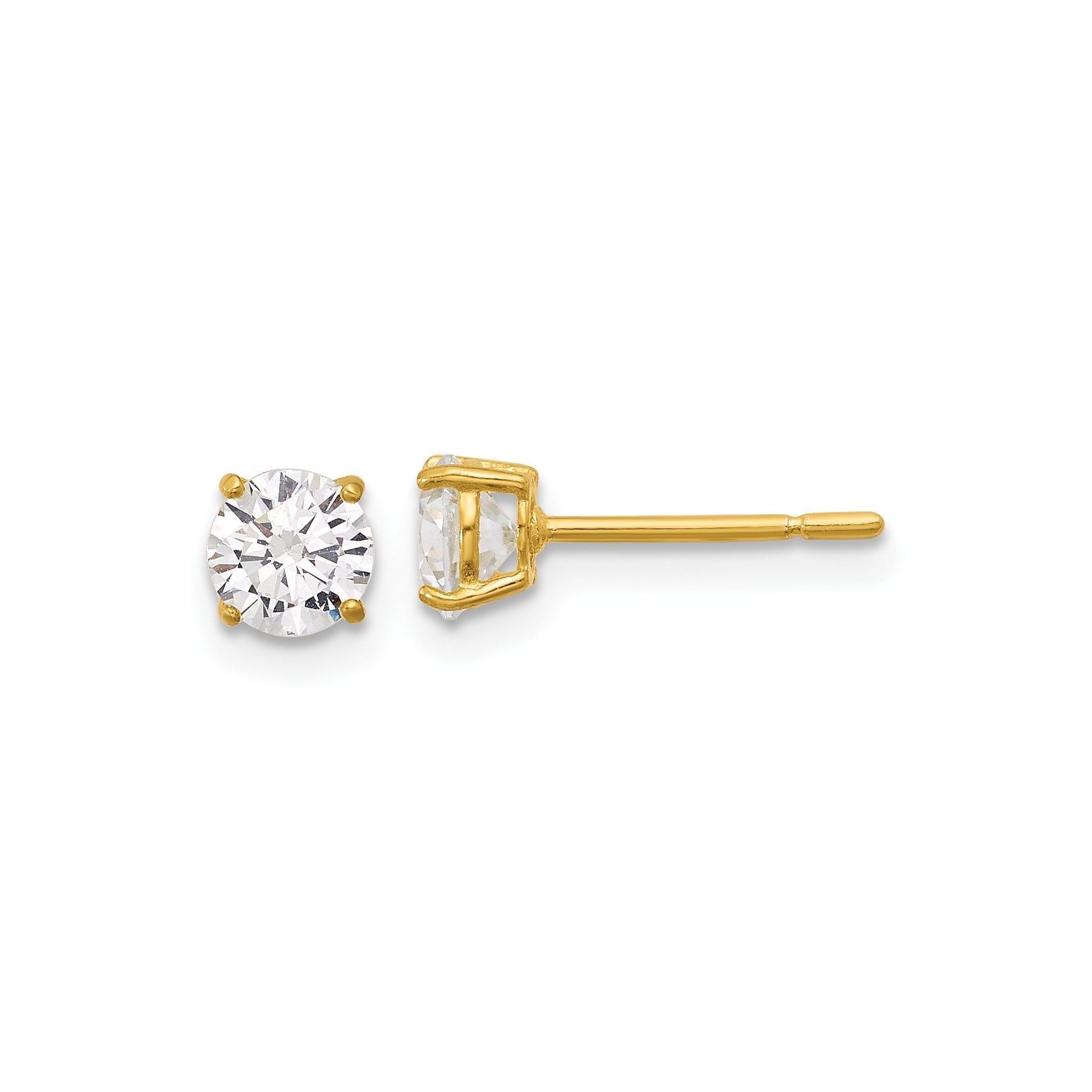 Round CZ Silver Adjustable Tennis Bolo Bracelet and Stud Earring Set