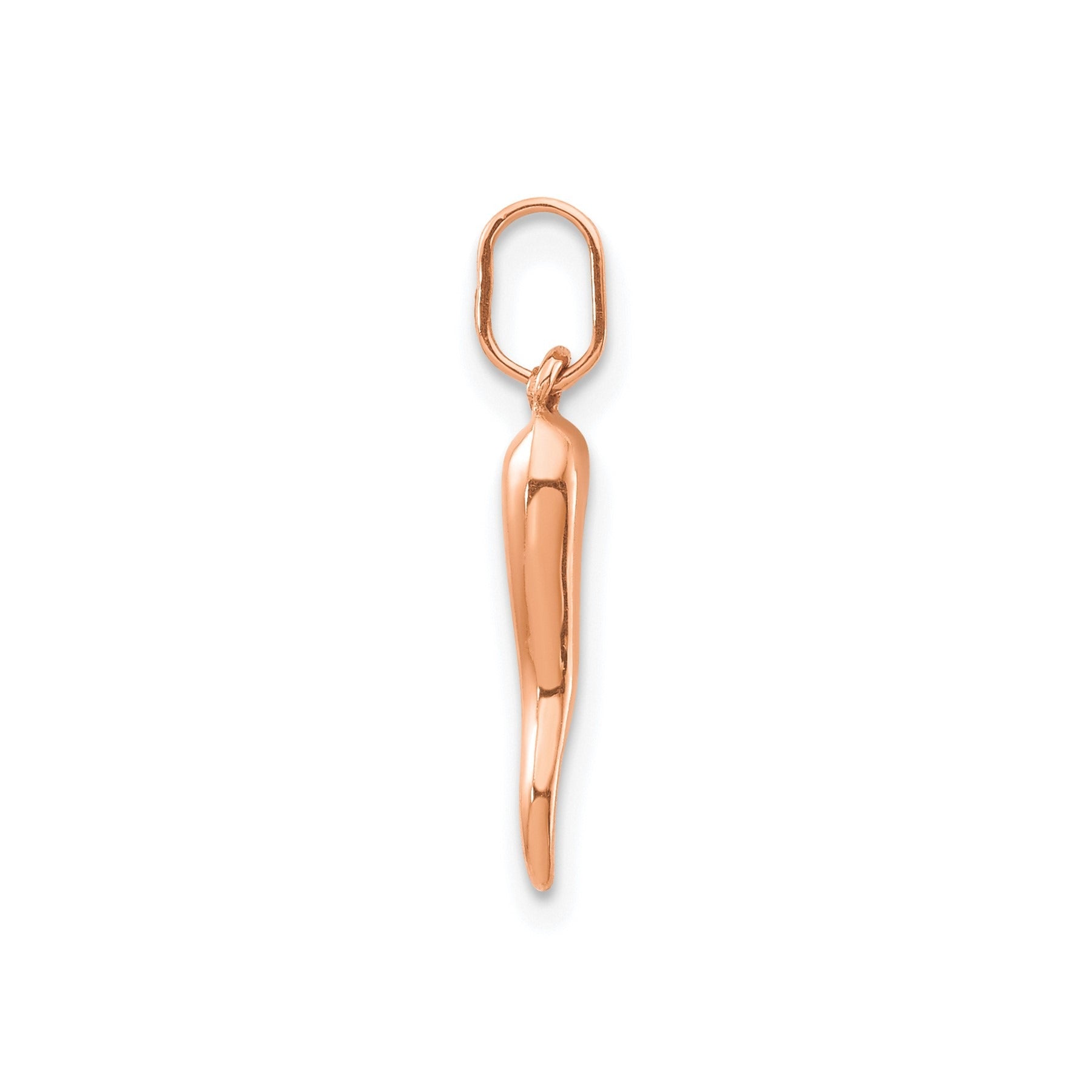 Italian Horn 14k Gold Luck Pendant