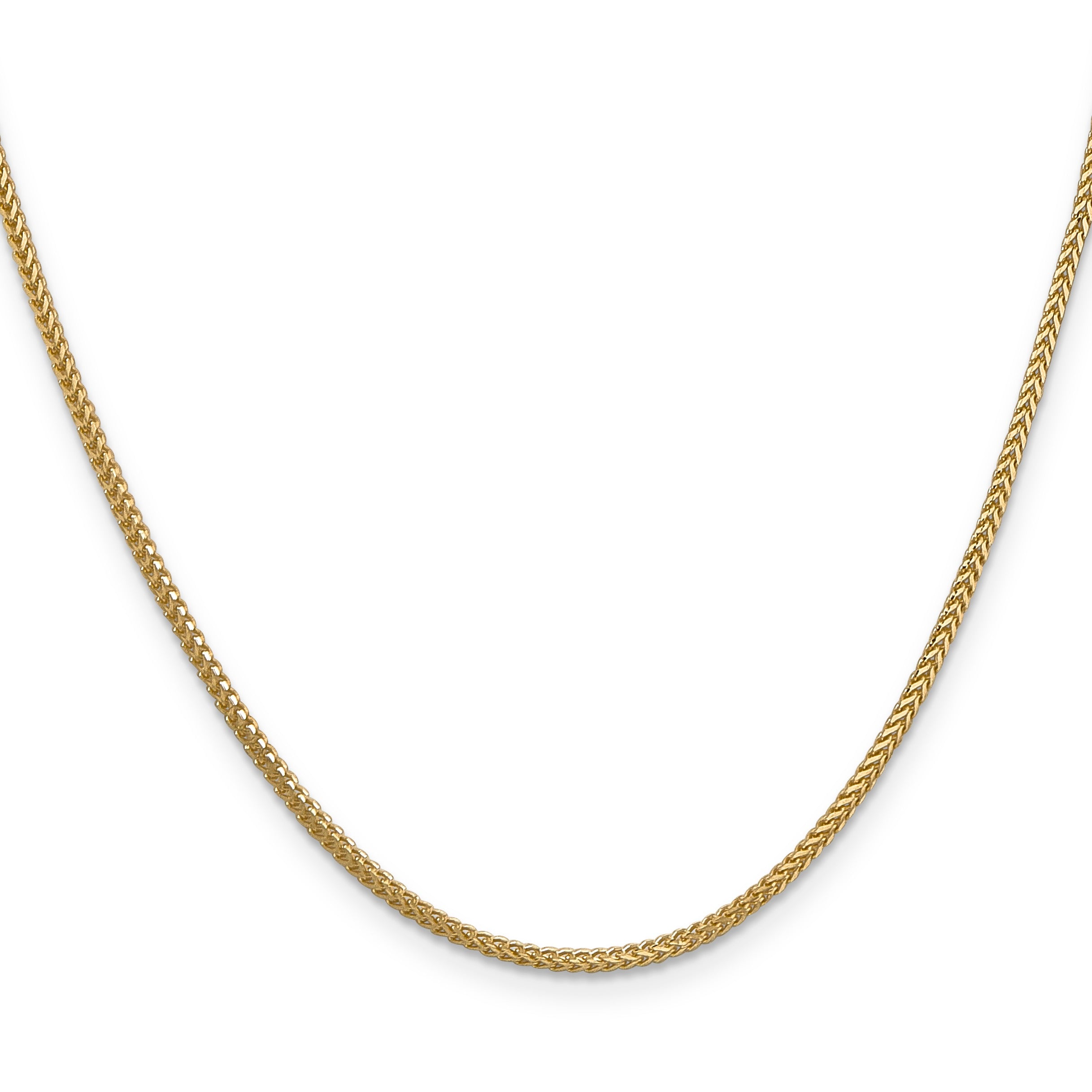 14K Yellow Gold 1.25 mm Franco Chain