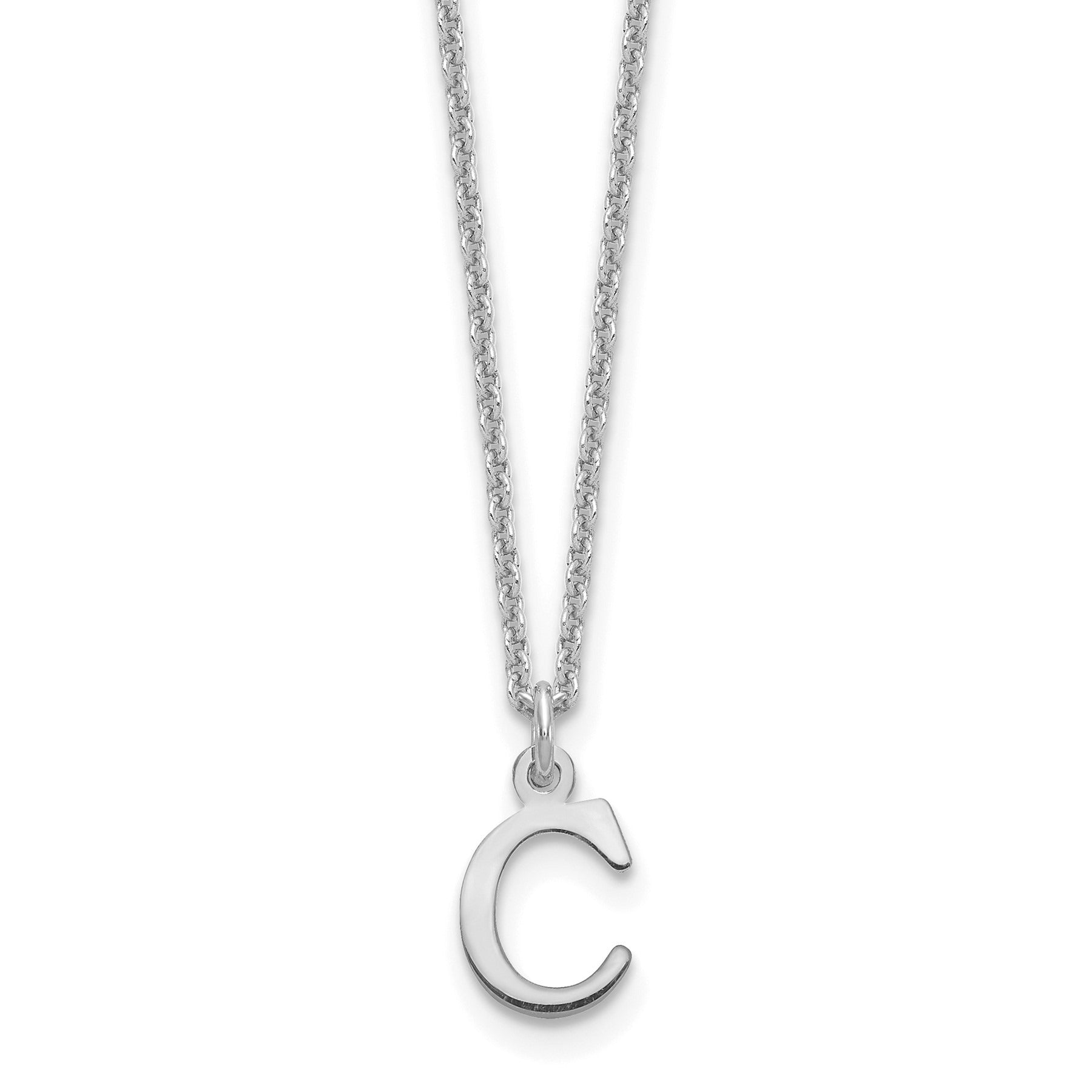10K God Letters Initial Necklaces