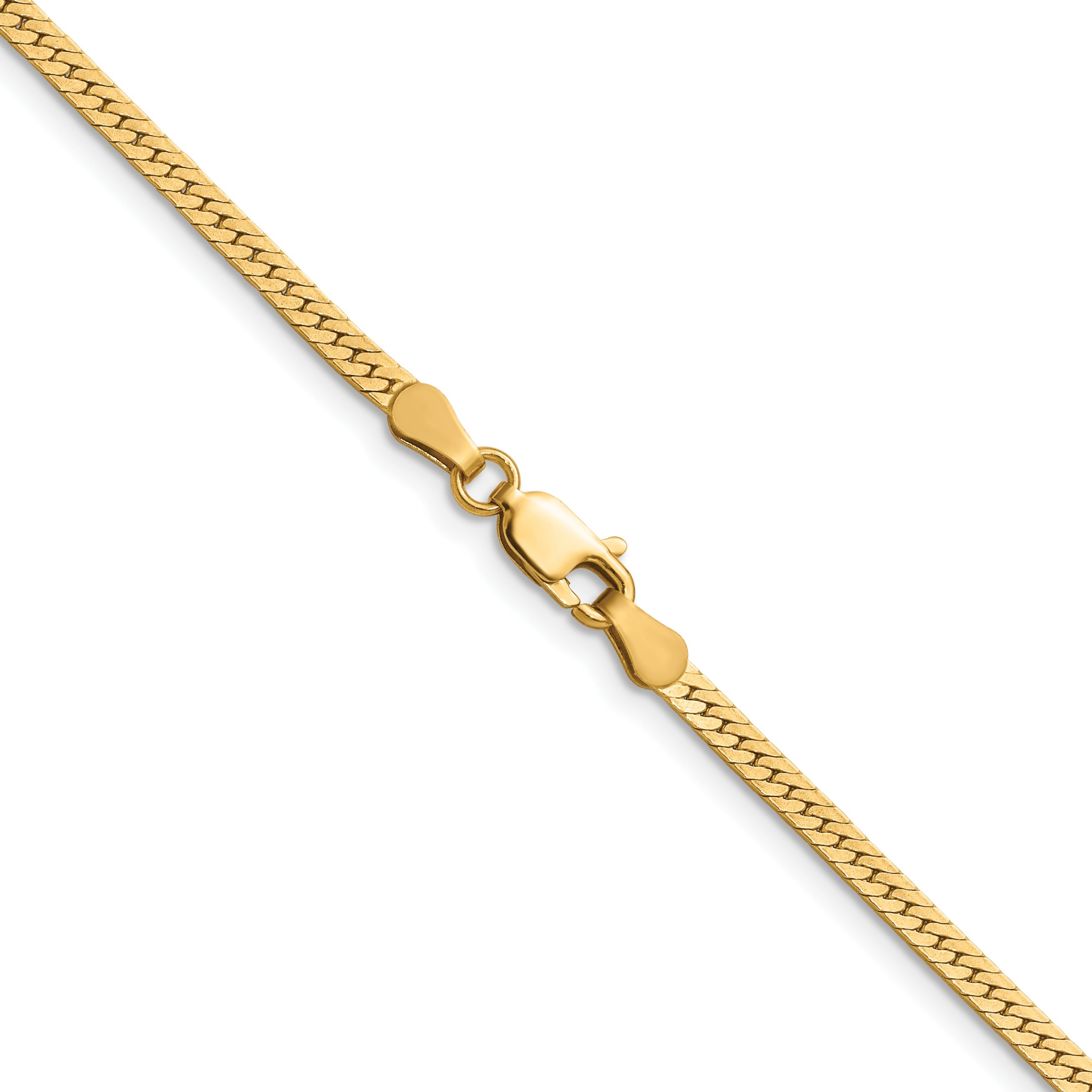 14K Yellow Gold Filled Herringbone Chain