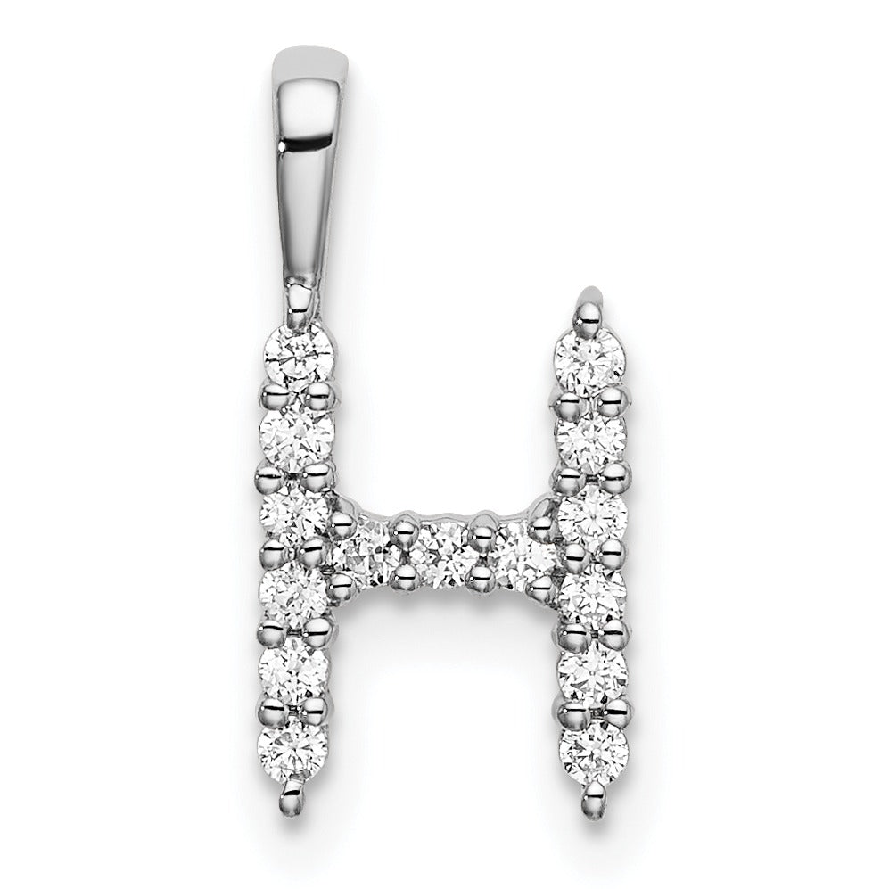 Lab Grown Diamond Initial Pave Pendants Fine Color Jewels