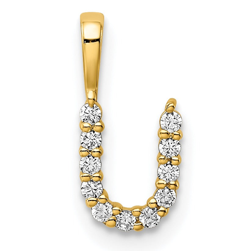 Lab Grown Diamond Initial Pave Pendants Fine Color Jewels