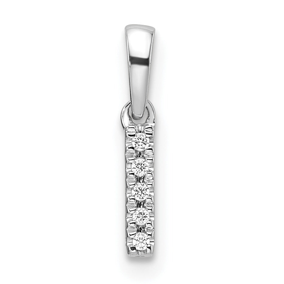 Natural Diamond Initials Bail Pendants Fine Color Jewels