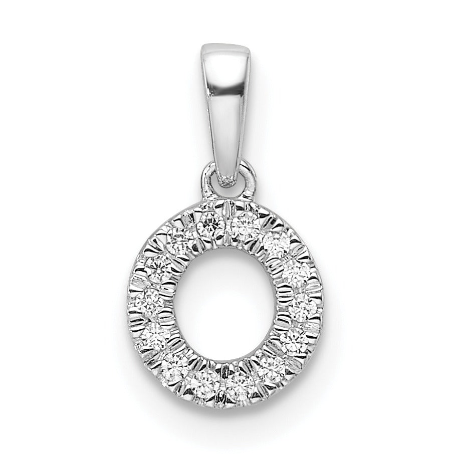 Natural Diamond Initials Bail Pendants Fine Color Jewels