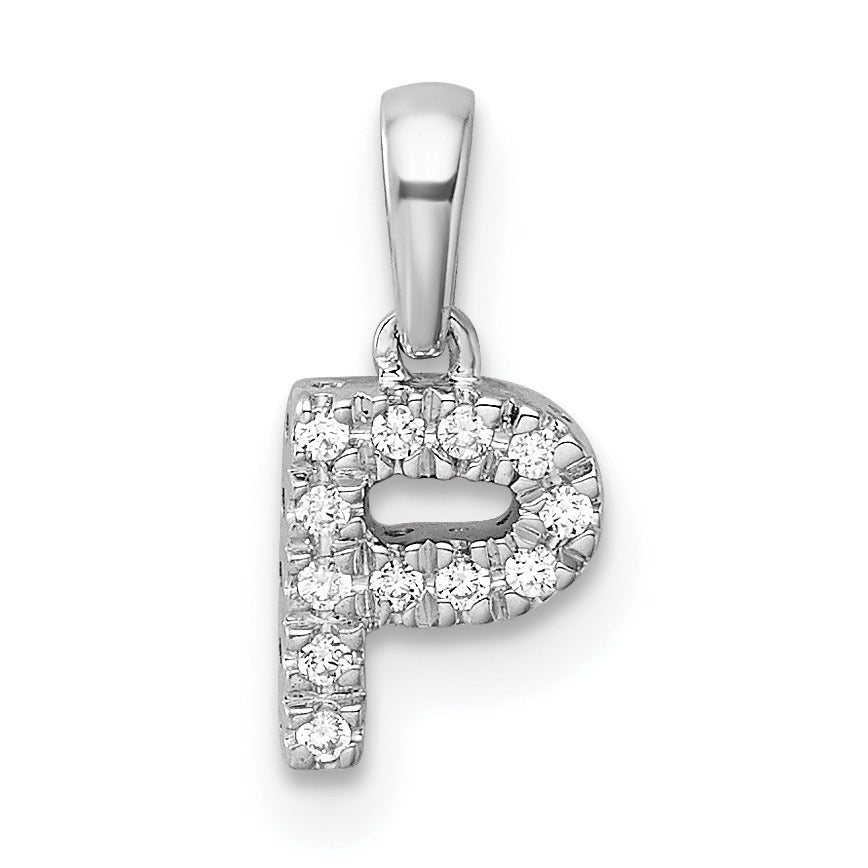 Natural Diamond Initials Bail Pendants Fine Color Jewels