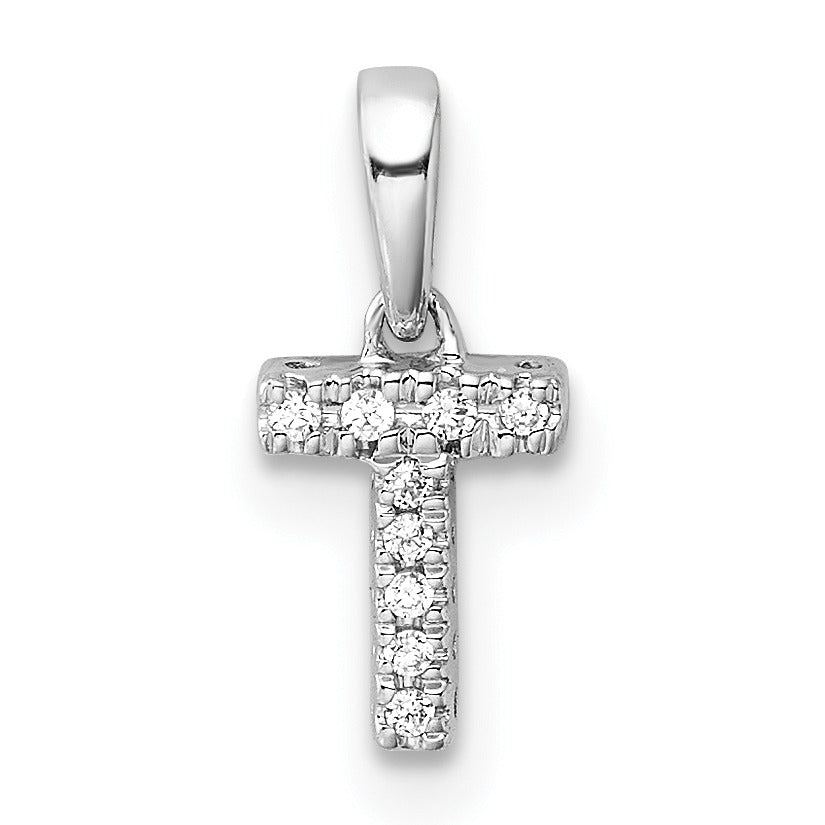 Natural Diamond Initials Bail Pendants Fine Color Jewels