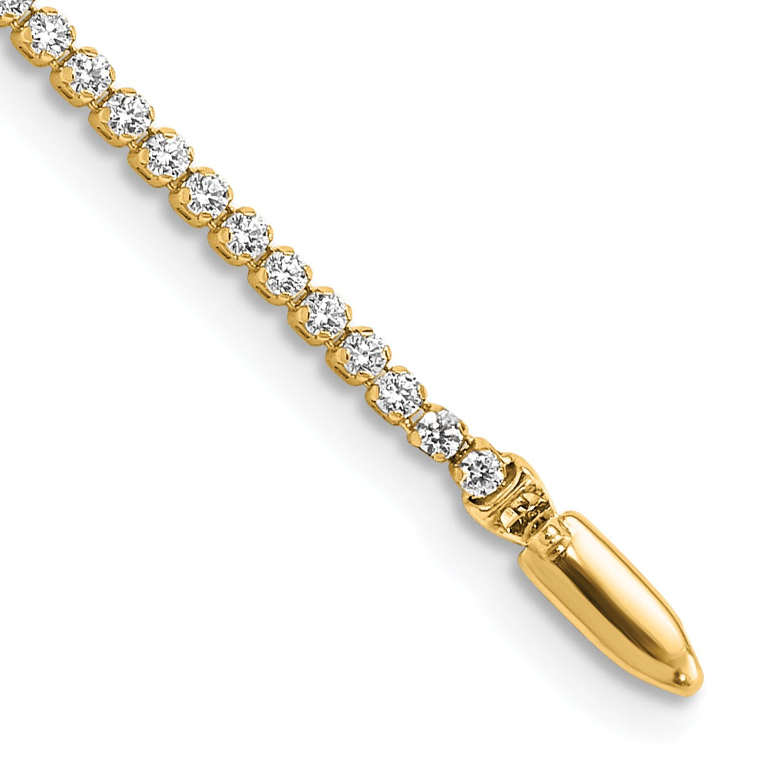 Lab Grown Diamond Tennis Bracelets 14k Gold