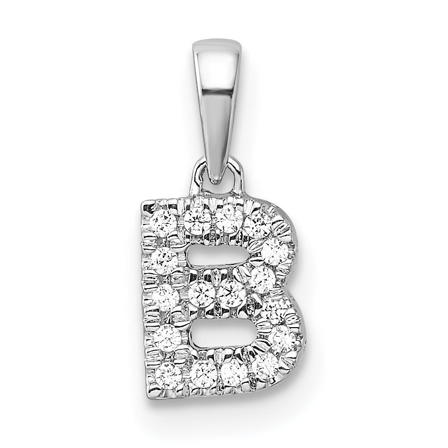 Natural Diamond Initials Bail Pendants Fine Color Jewels